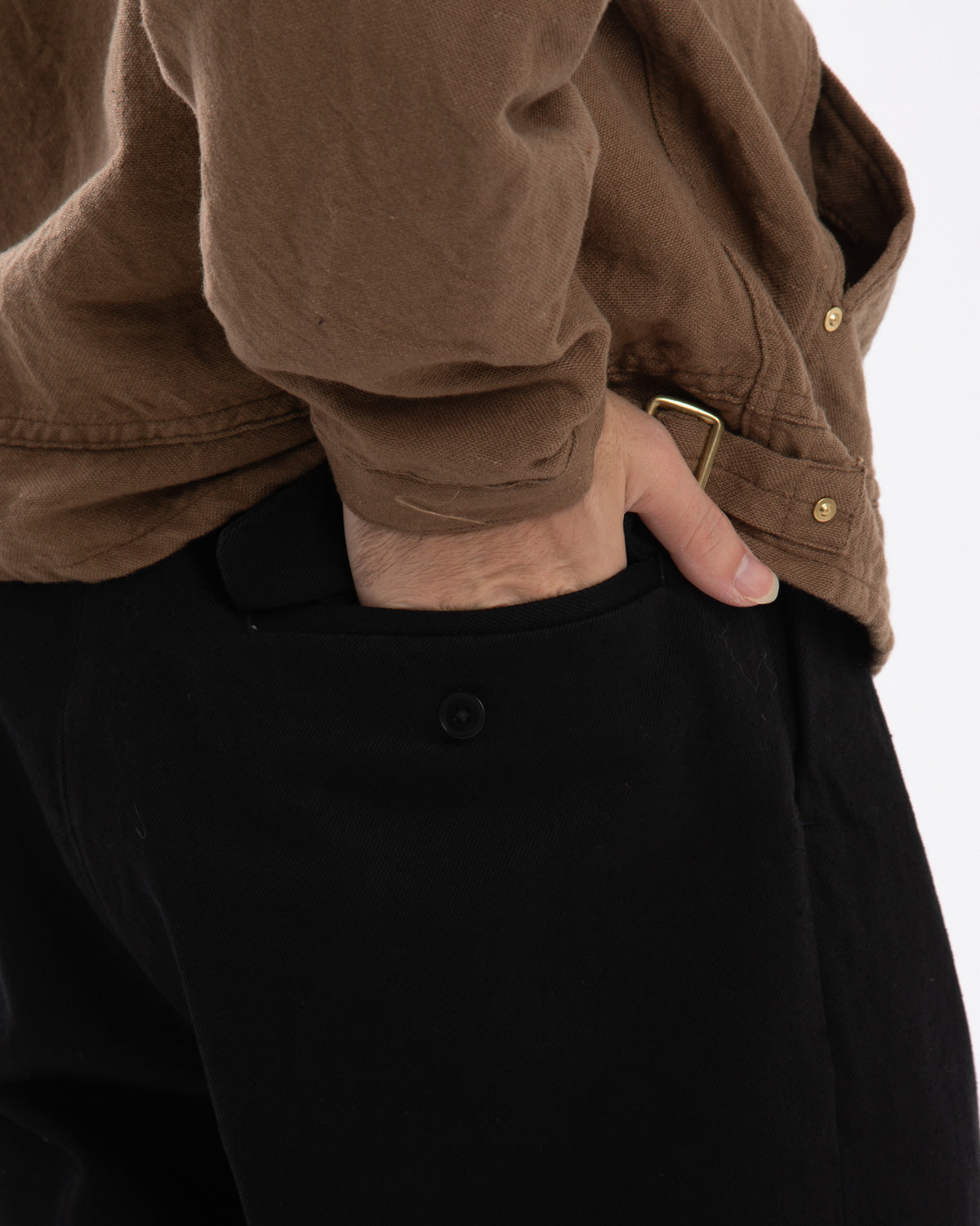 DYED DENIM RIVIERA PANTS