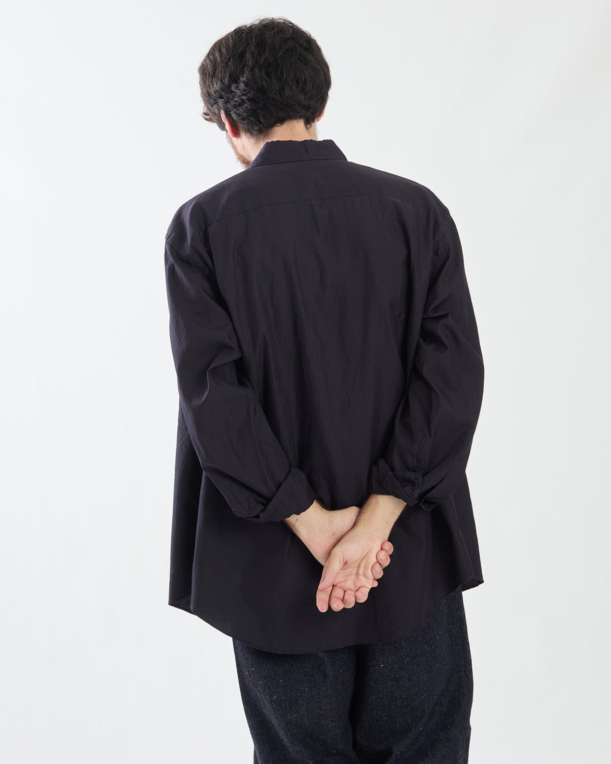 COTTON SILK REGULAR COLLAR SHIRT
