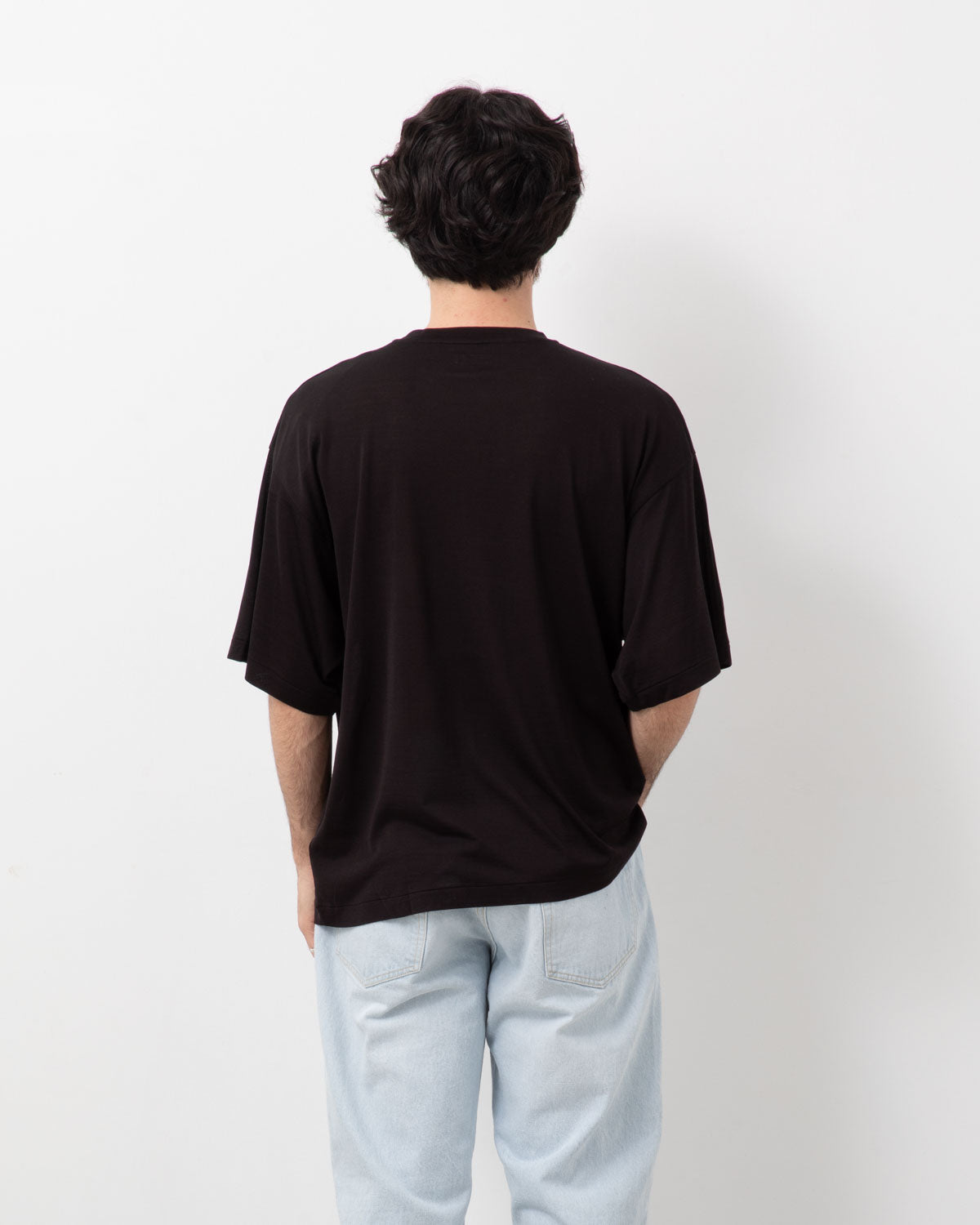 ALL SILK HALF-SLEEVE TEE
