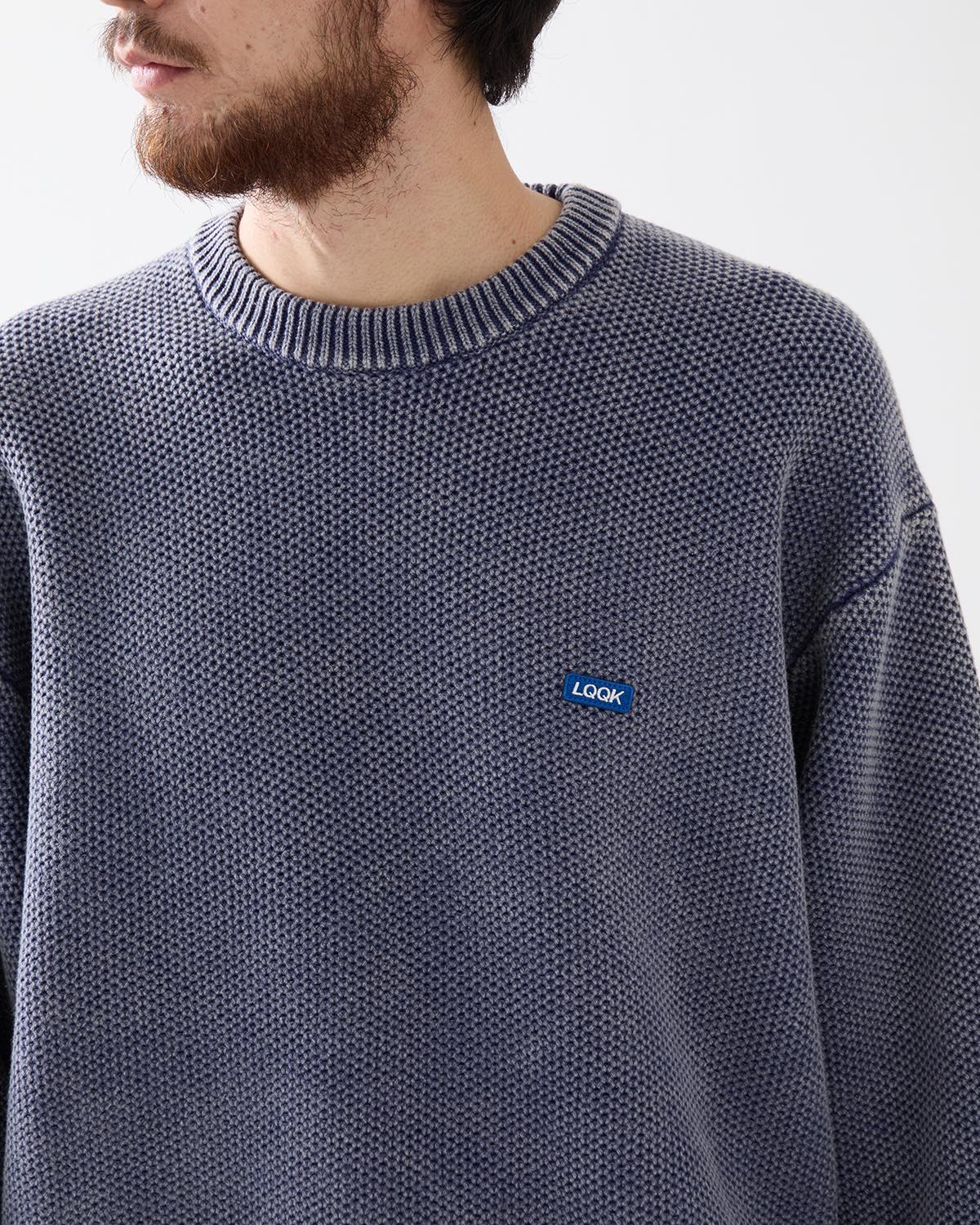 WAFFLE KNIT CREW