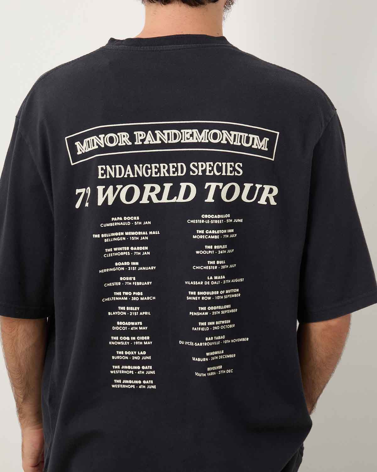 MINOR PANDEMONIUM WORLD TOUR TEE