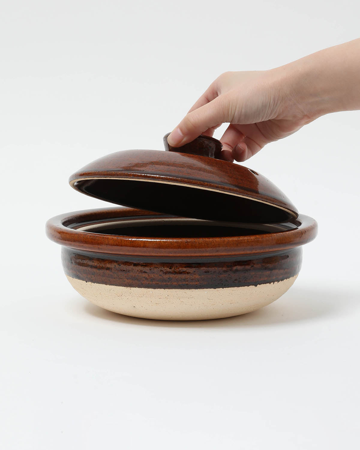 土鍋 2人用 - 飴色