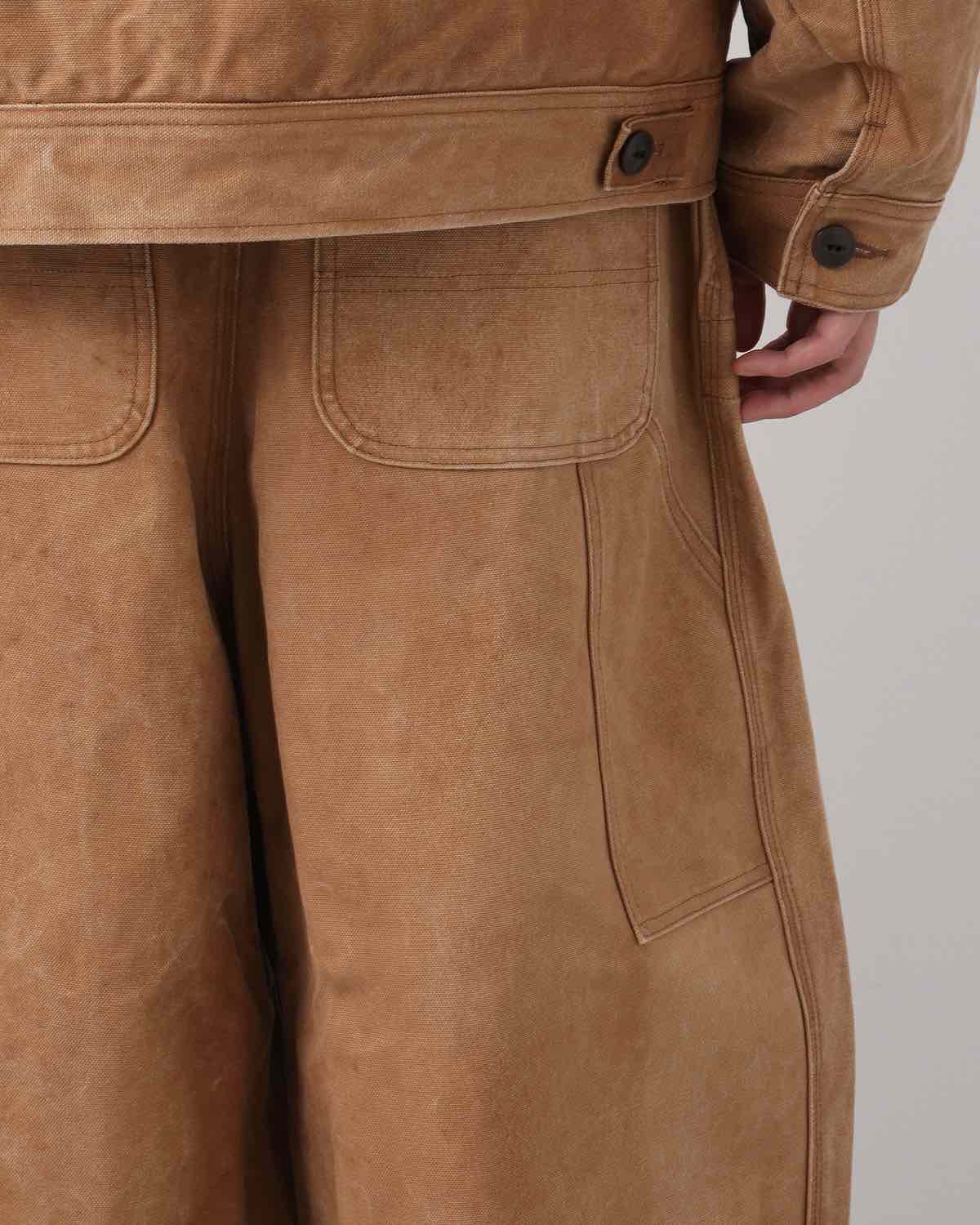 H.D. APRON PAINTER PANT - DUCK CANVAS / KAKISHIBU PAINT