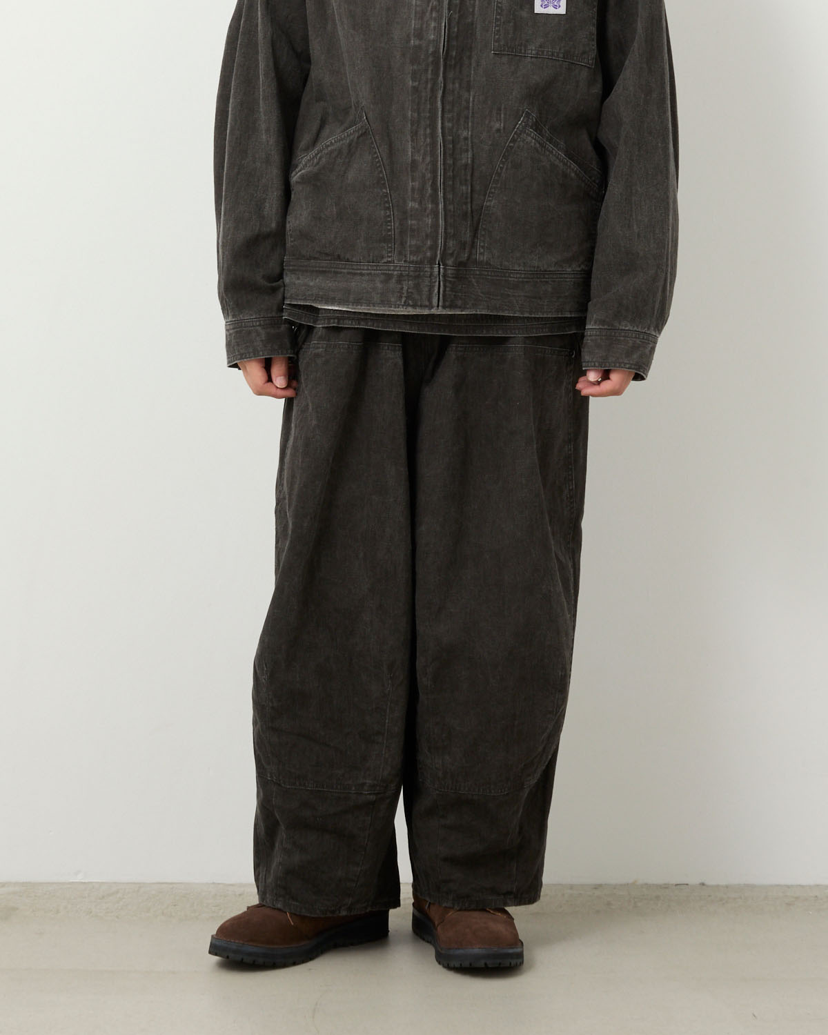 H.D. APRON PAINTER PANT - C/L CANVAS / SUMI DYE