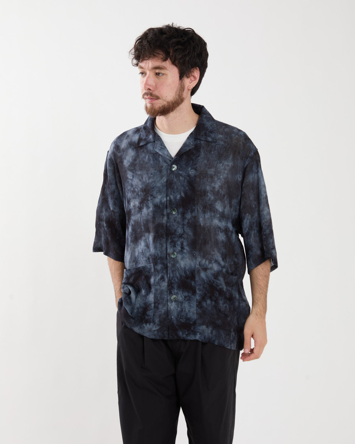 CABANA SHIRT - MESH JACQUARD / UNEVEN DYE – COVERCHORD
