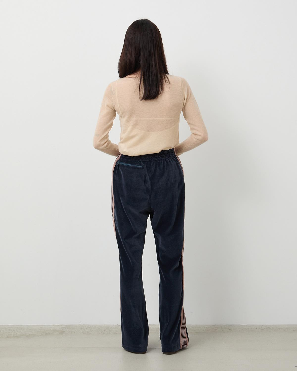 BOOT-CUT TRACK PANT - C/PE VELOUR (WOMEN'S)