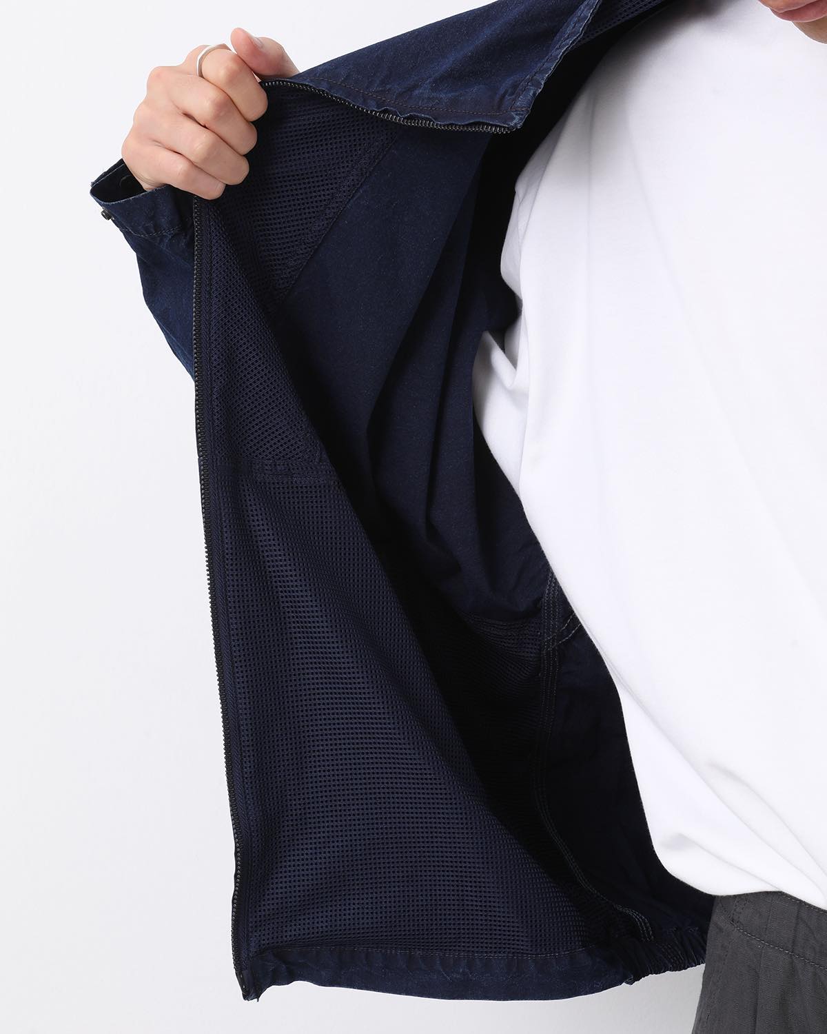 COTTON NYLON WEATHER FIELD JACKET