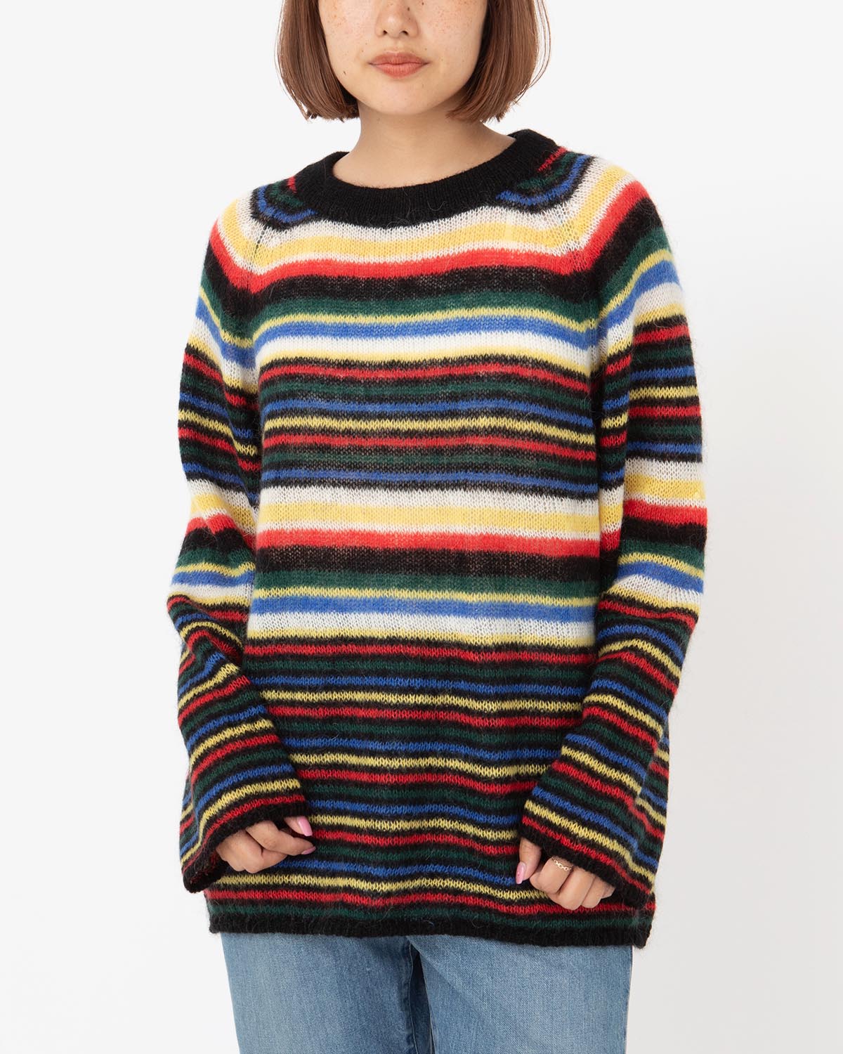 MULTI STRIPE MOHAIR SWEATER – COVERCHORD