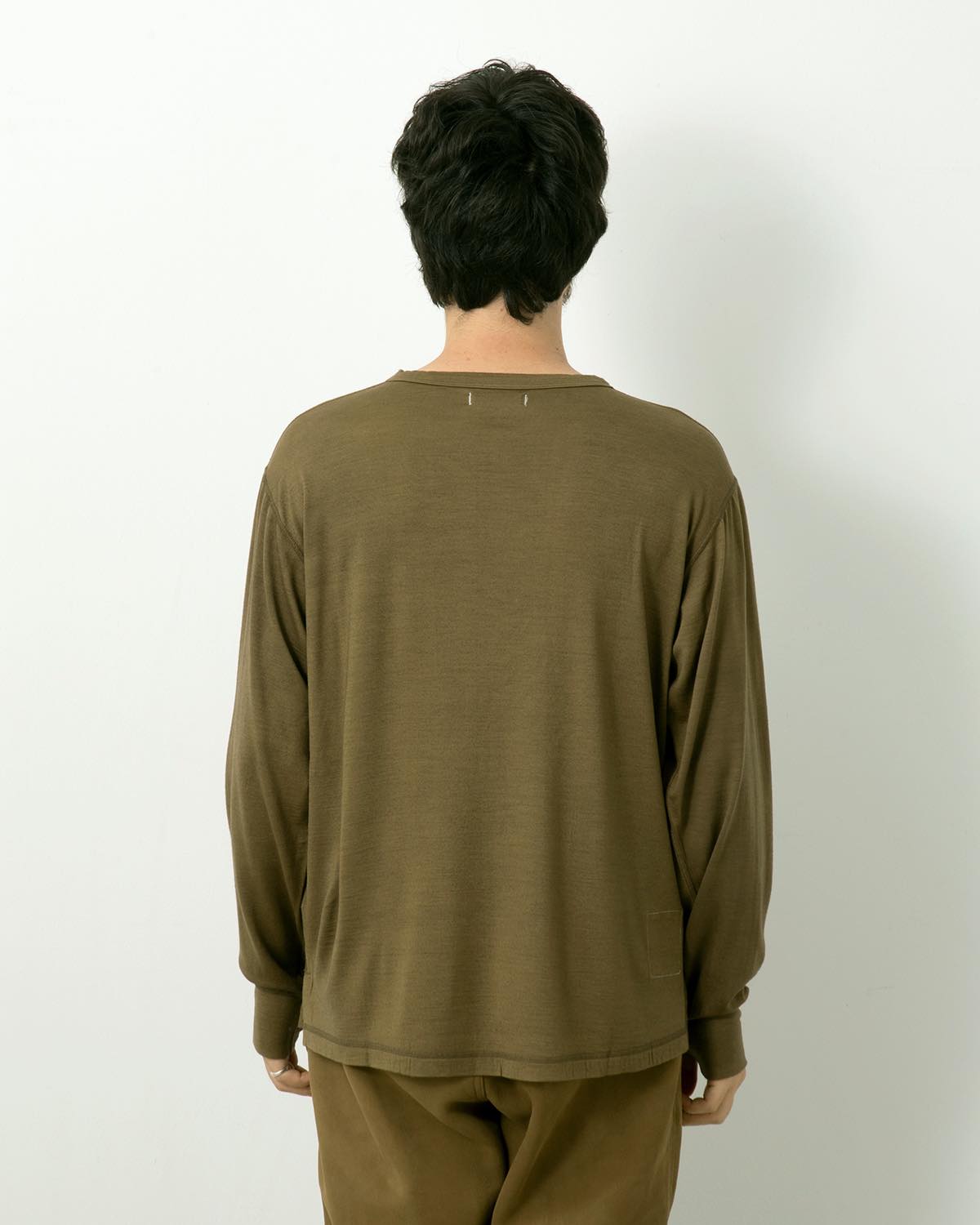 DWELLER L/S TEE MERINO WOOL OVERDYED