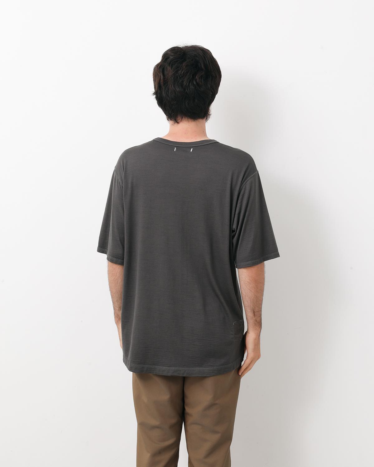 DWELLER S/S TEE MERINO WOOL OVERDYED