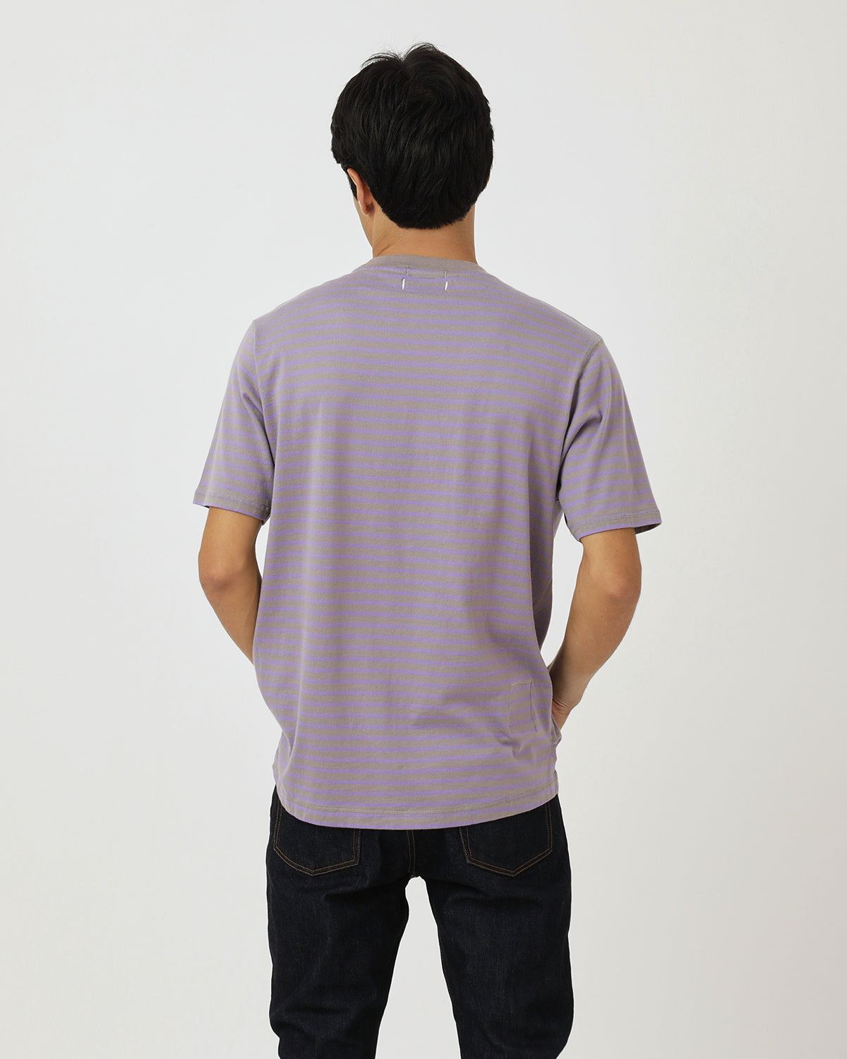 DWELLER S/S TEE COTTON JERSEY BORDER