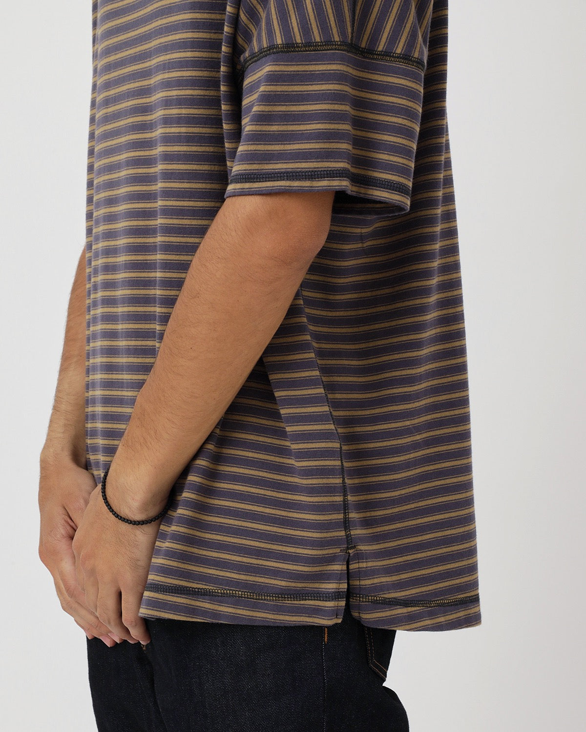 CLERK S/S TEE COTTON JERSEY BORDER