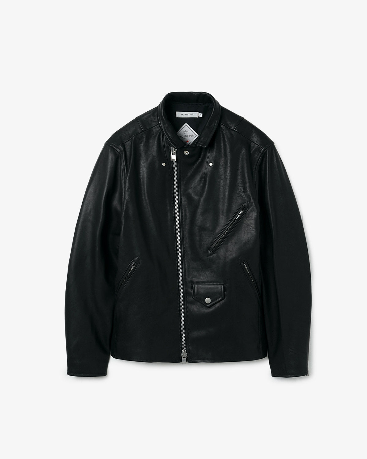RIDER BLOUSON COW LEATHER WITH WINDSTOPPER®