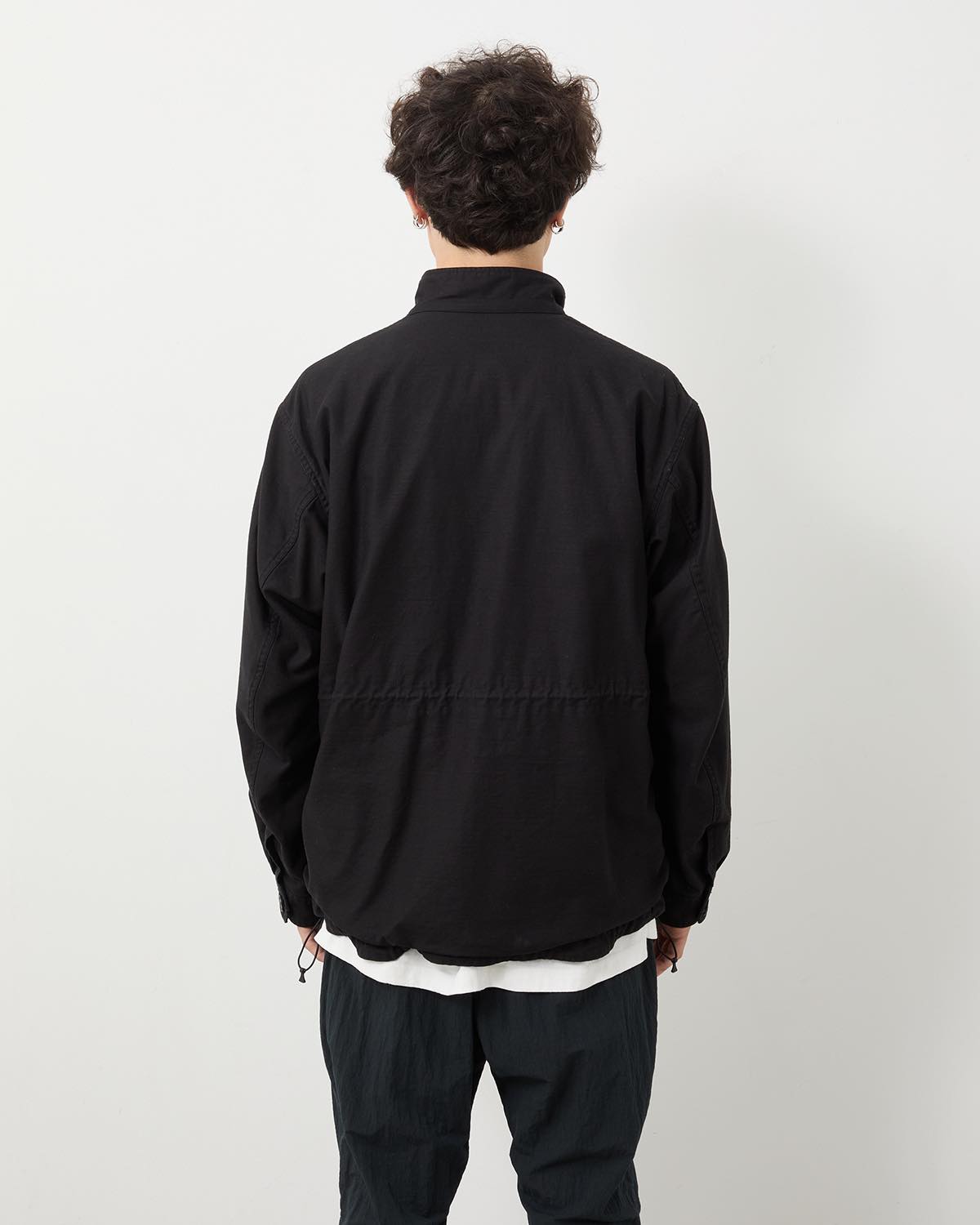 TROOPER JACKET COTTON BACKSATIN PIGMENT DYE WITH WINDSTOPPER®