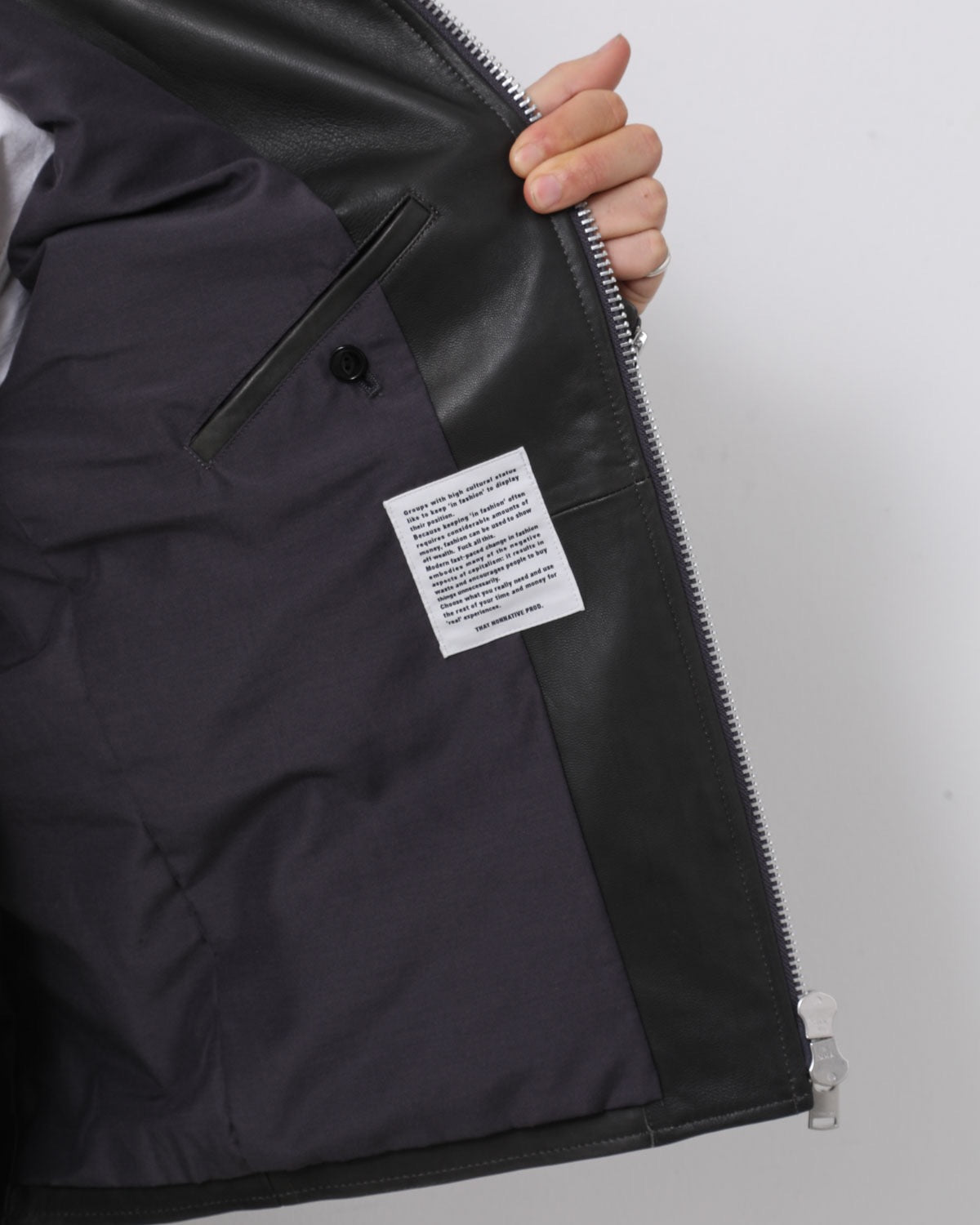 RIDER BLOUSON SHEEP LEATHER WITH WINDSTOPPER®