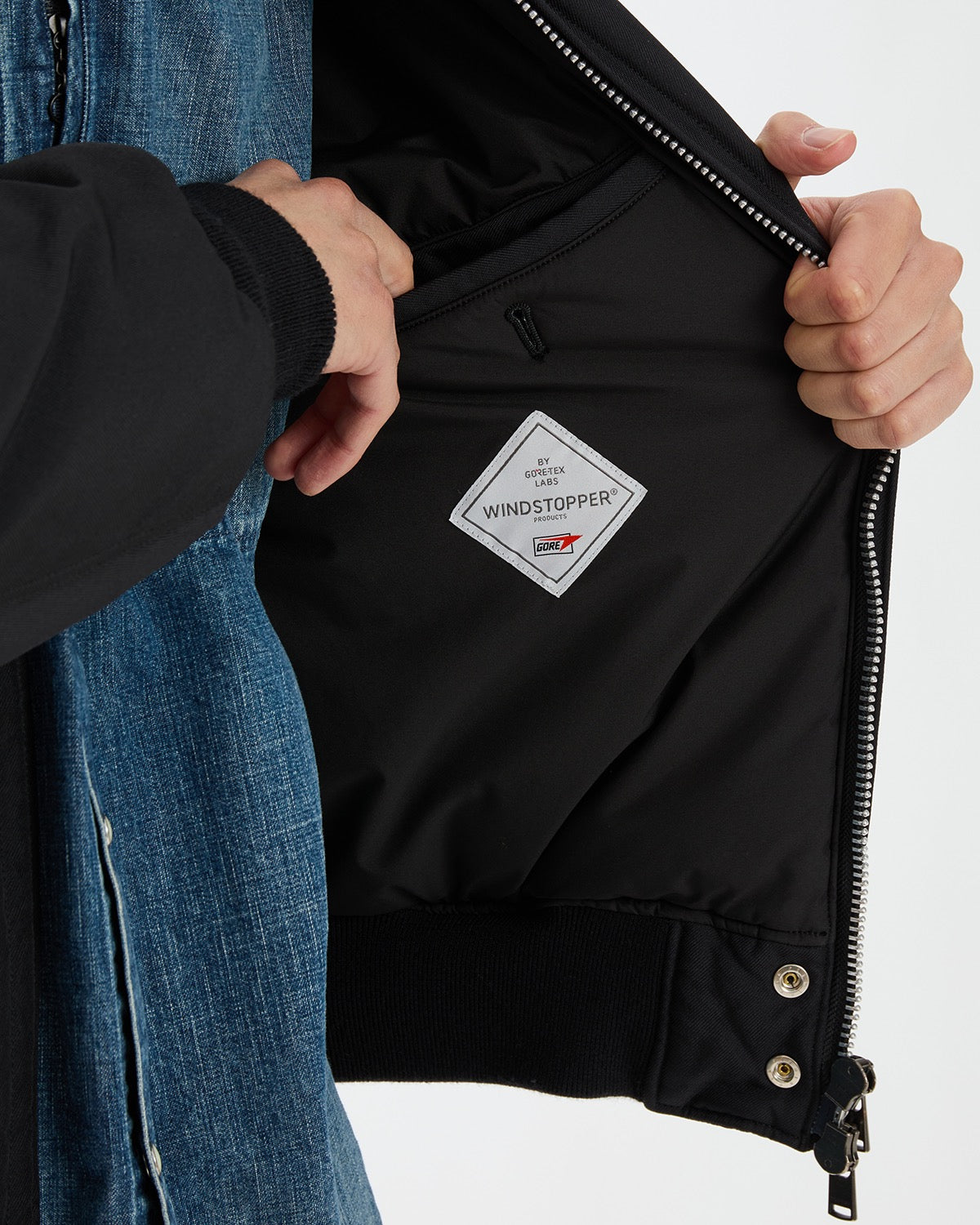 AVIATOR PUFF BLOUSON POLY TWILL WITH WINDSTOPPER®
