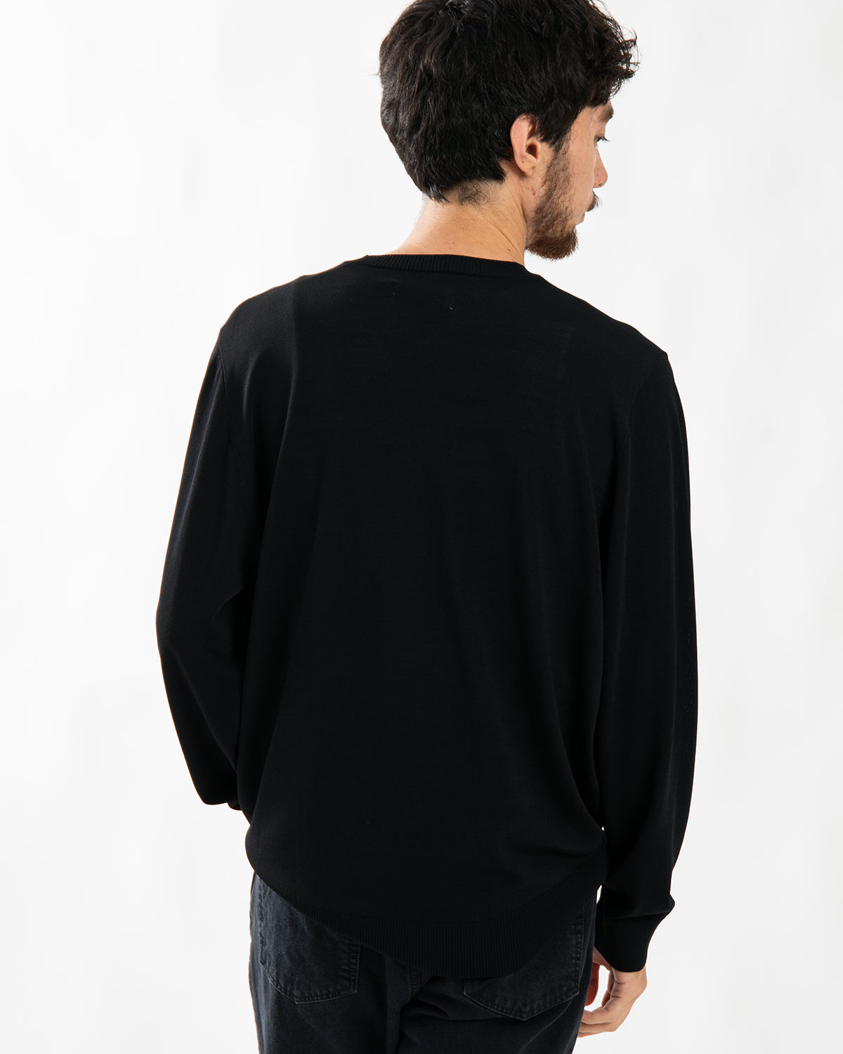 OFFICER CREW SWEATER RAYON NYLON YARN