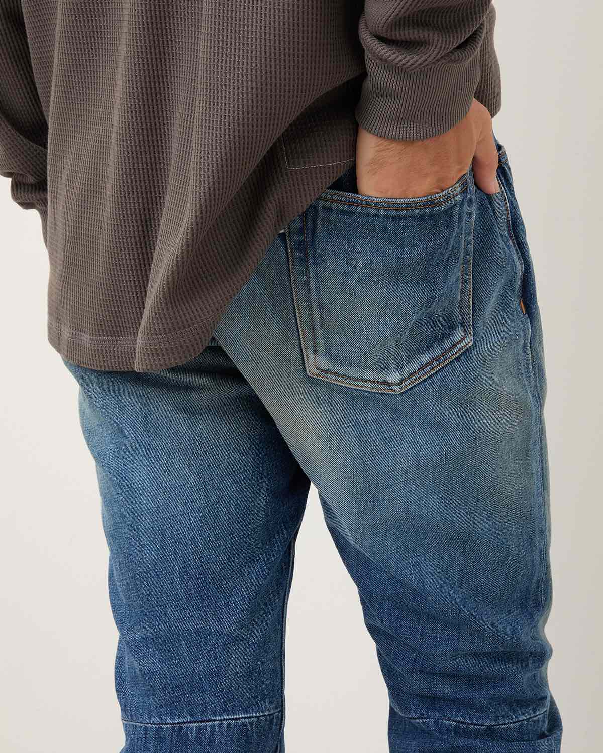 DWELLER 5P JEANS NR COTTON 13.5oz SELVEDGE DENIM VW LIGHT