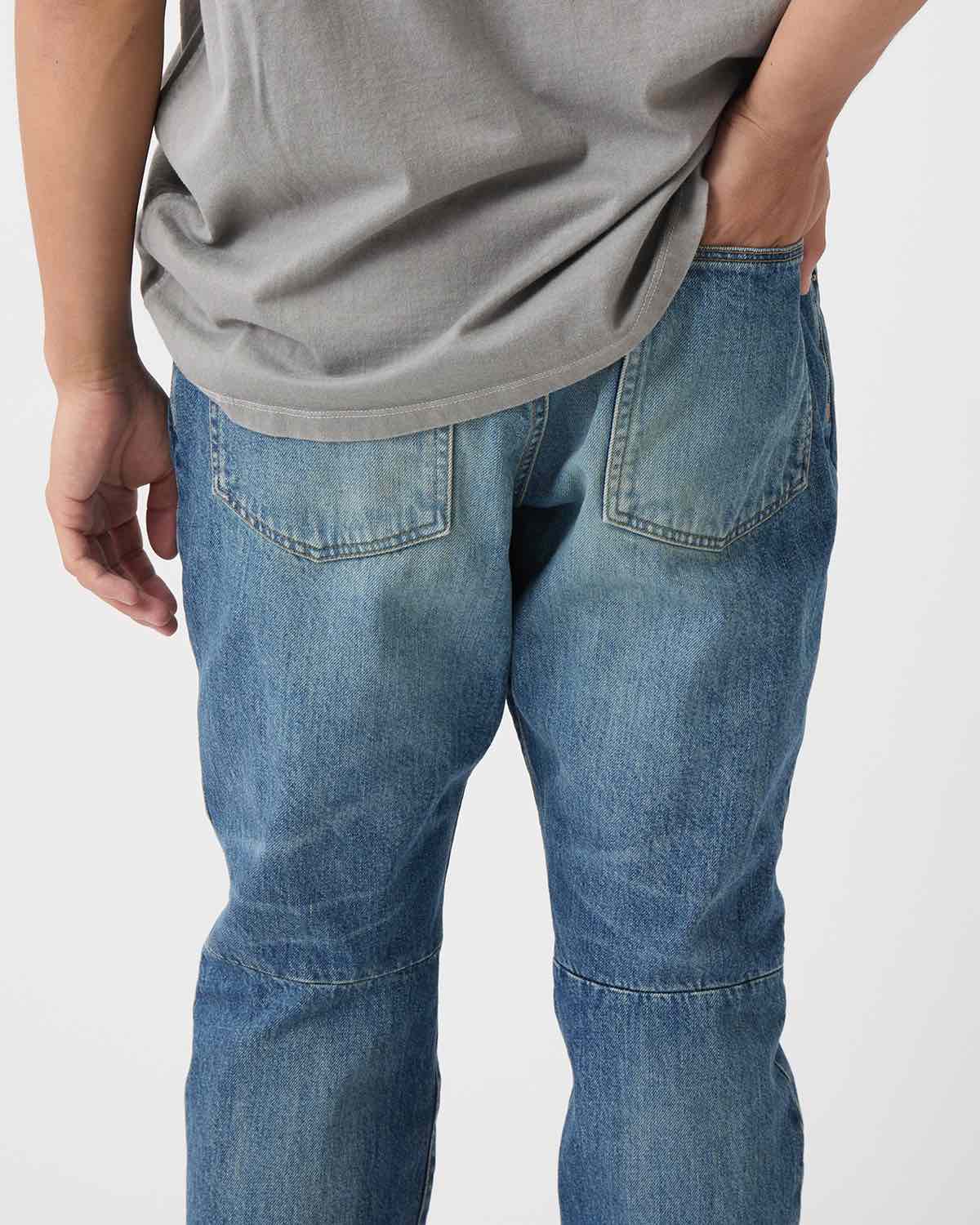 DWELLER 5P JEANS TP COTTON 11.5oz DENIM VW DARK