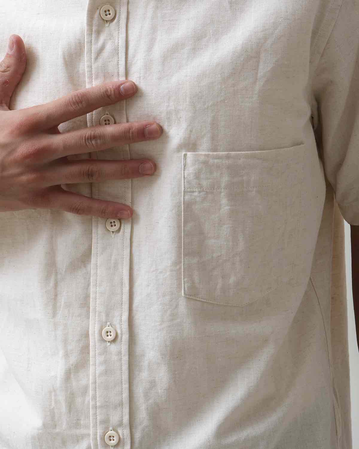 DWELLER B.D. S/S SHIRT C/Li CANVAS