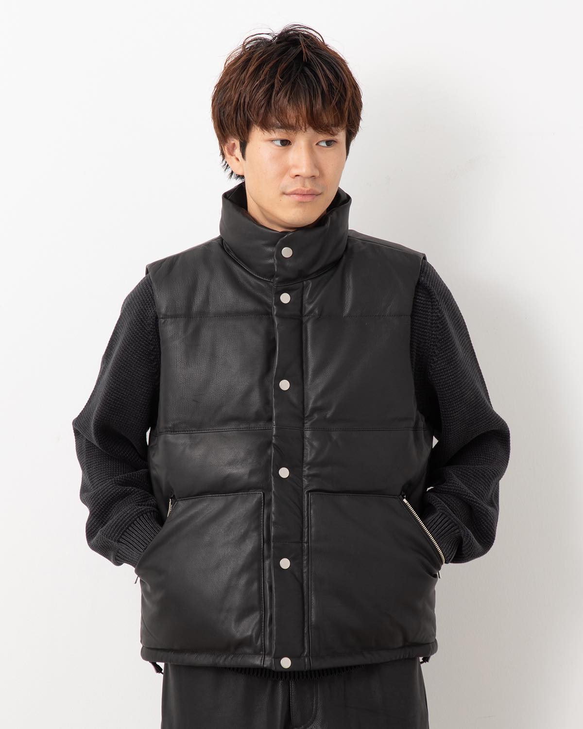 ジャケット・アウター New Manual #032 REVERSIBLE DOWN VEST New Manual（ニューマニアル）/ #032 REVERSIBLE DOWN VEST