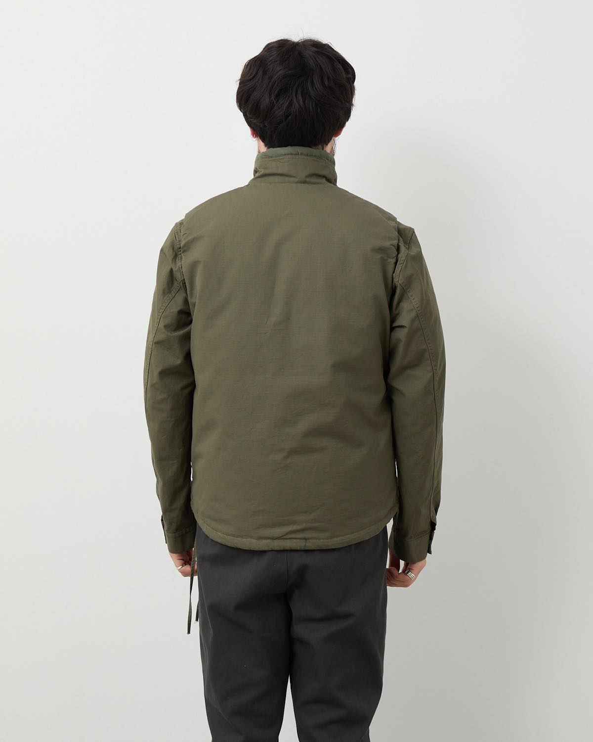 HIKER PULLOVER PUFF VEST COTTON RIPSTOP WITH WINDSTOPPER®