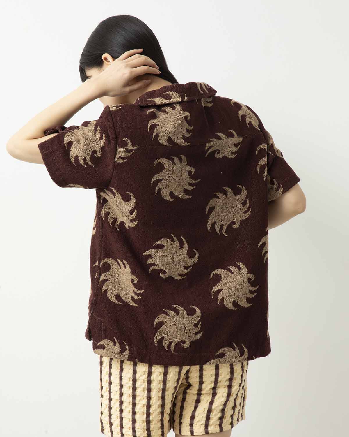 MOCHA EMBER JAFFA TERRY SHIRT