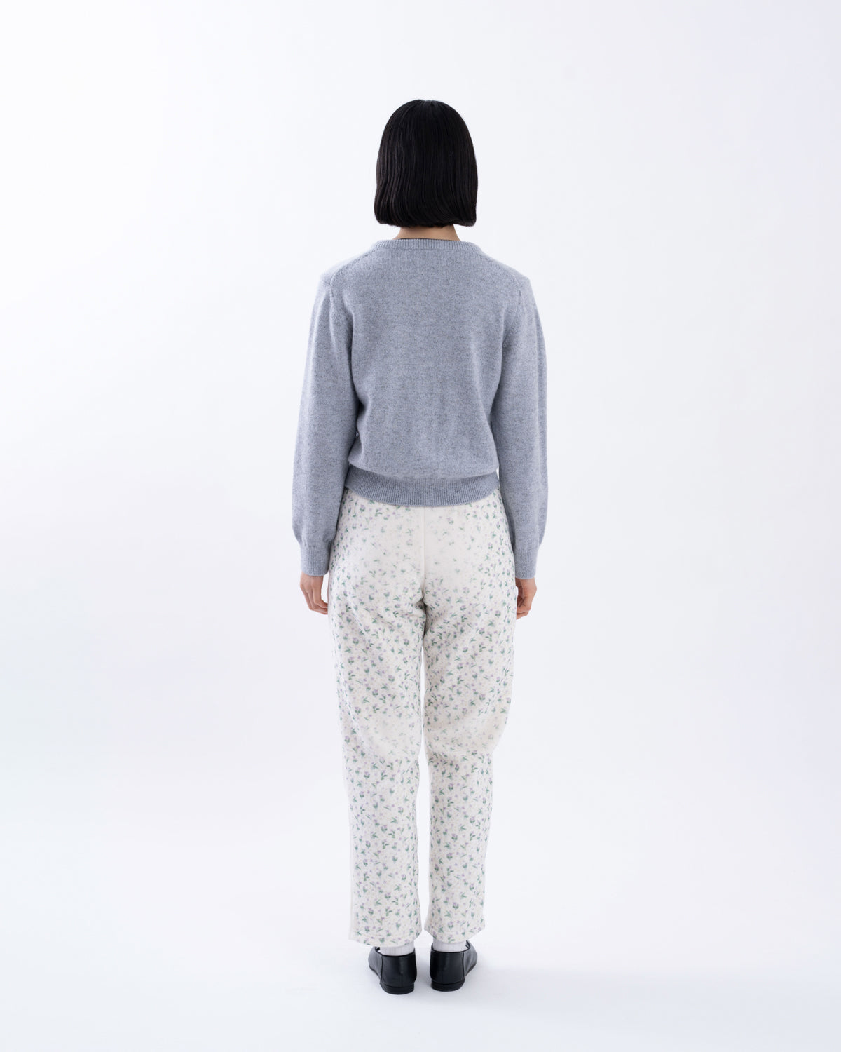FADING FLOWER FLEECE PANTS
