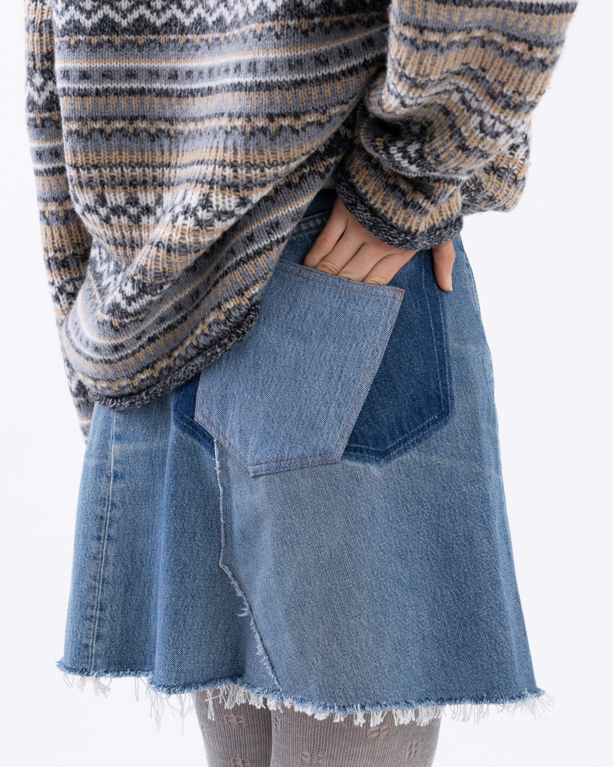 DENIM MINI SK