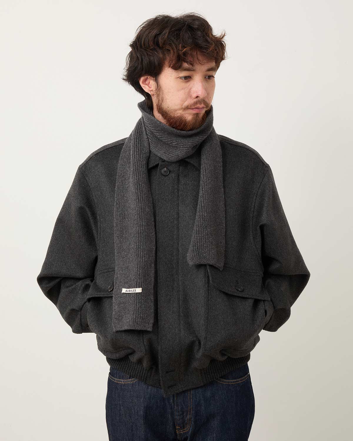 LIGHT CASHMERE KNIT STOLE