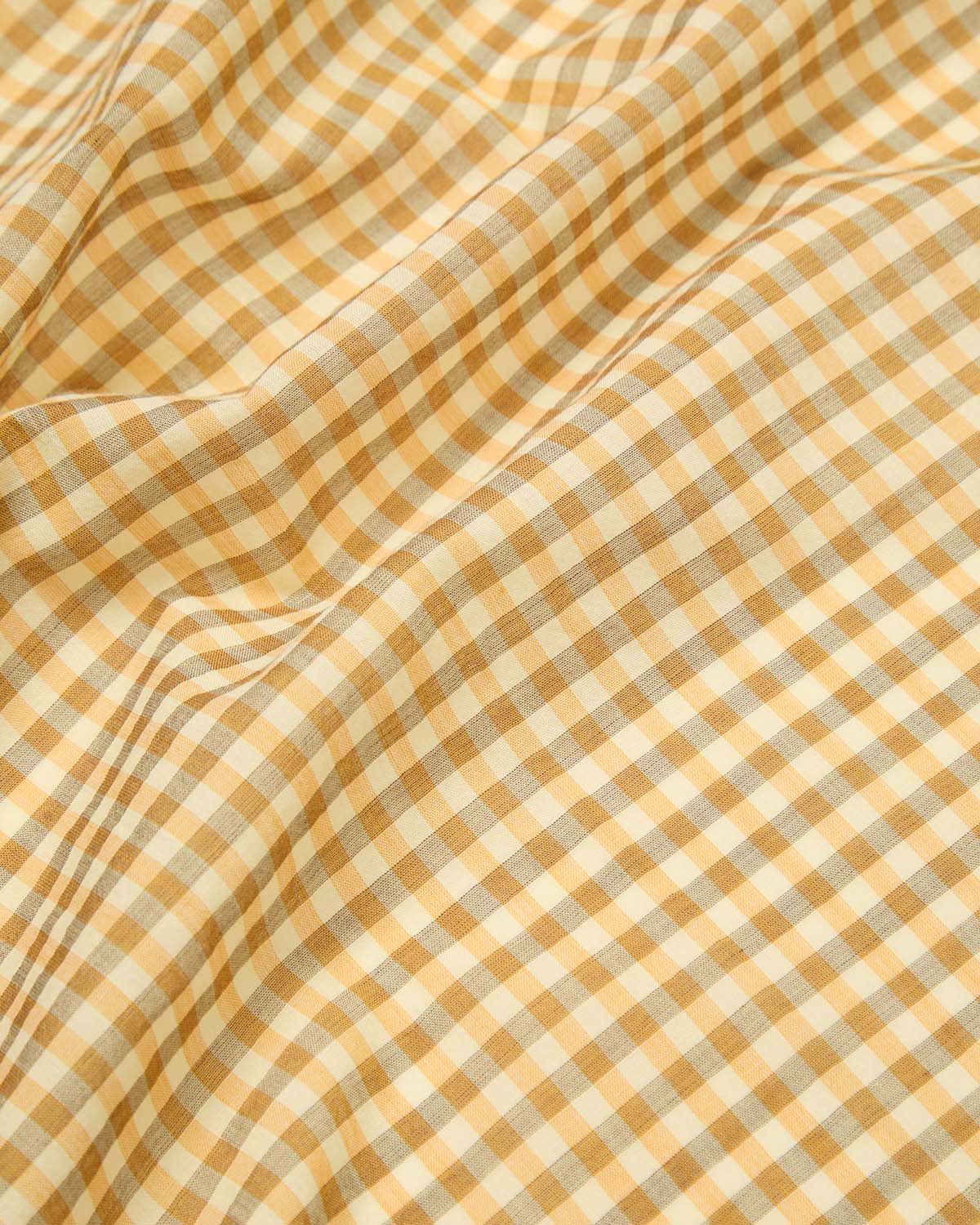 AIRY LIGHT COTTON CHECK SCARF