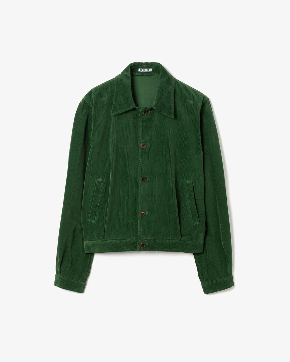 4サイズ PIGMENT DYED FINX CORDUROY BLOUSON Pigment Dyed Finx Corduroy Blouson in Olive Brown – SVRN