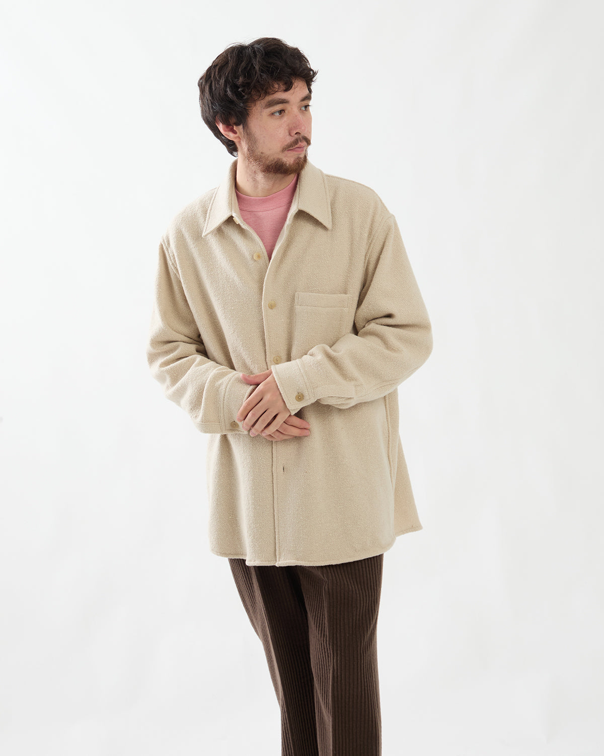 HOMESPUN TWEED SHIRT BLOUSON – COVERCHORD
