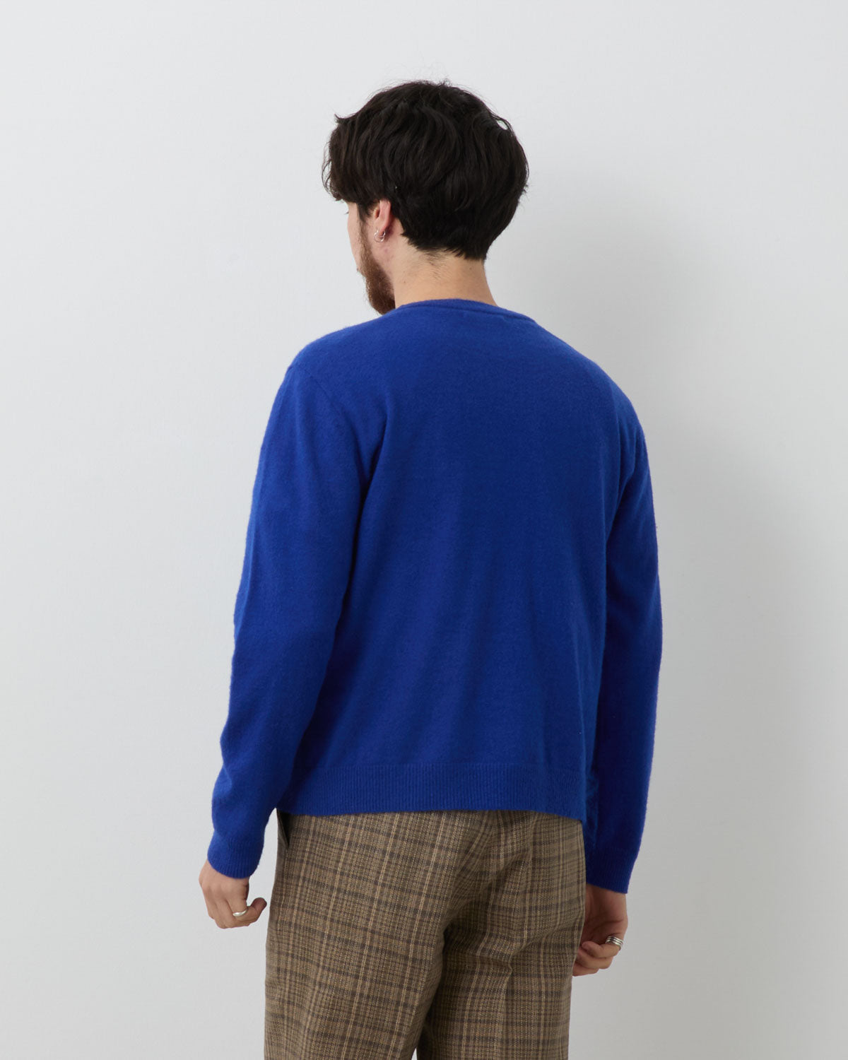 BRUSHED CASHMERE COTTON KNIT P/O