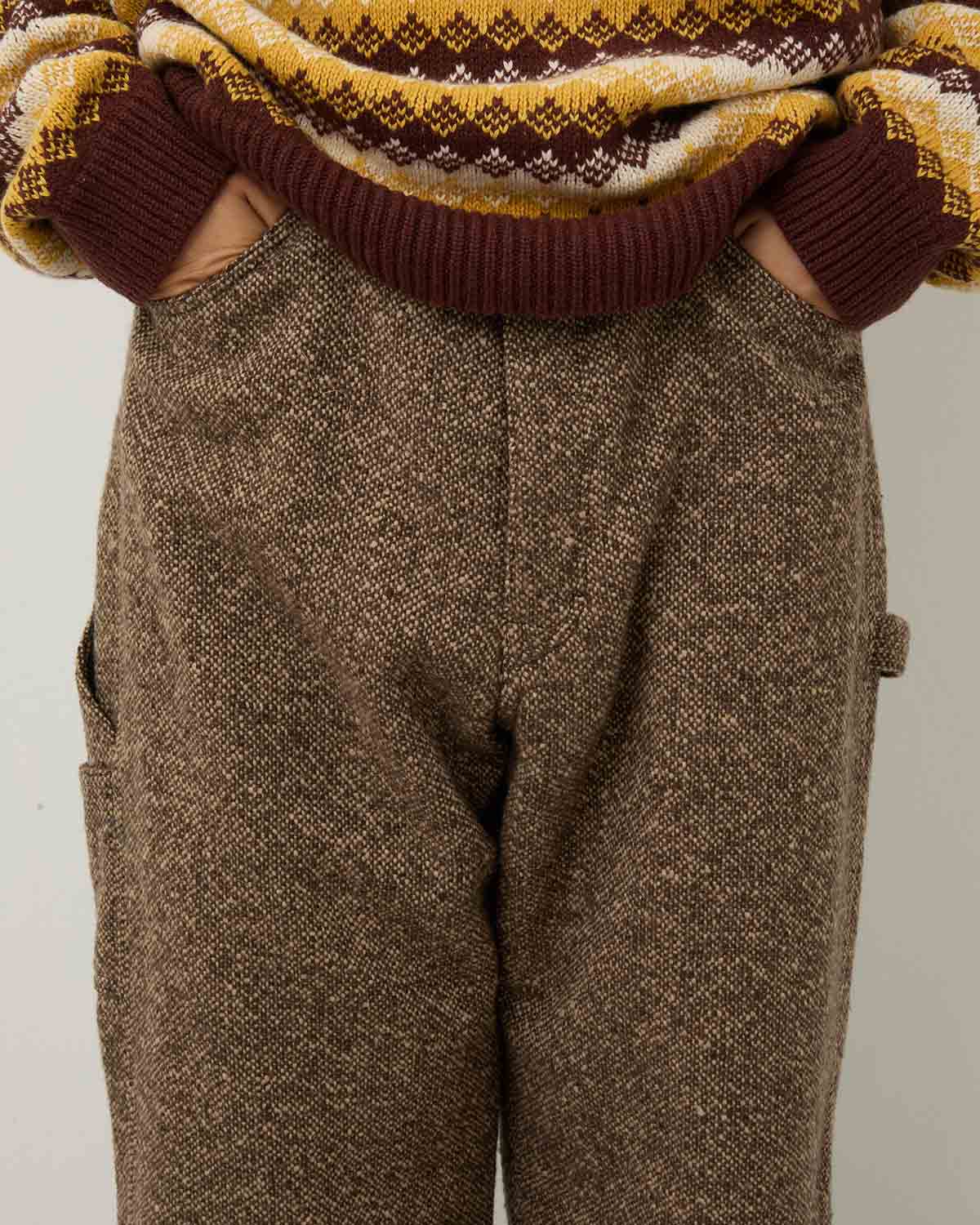 HOMESPUN TWEED PAINTER PANTS