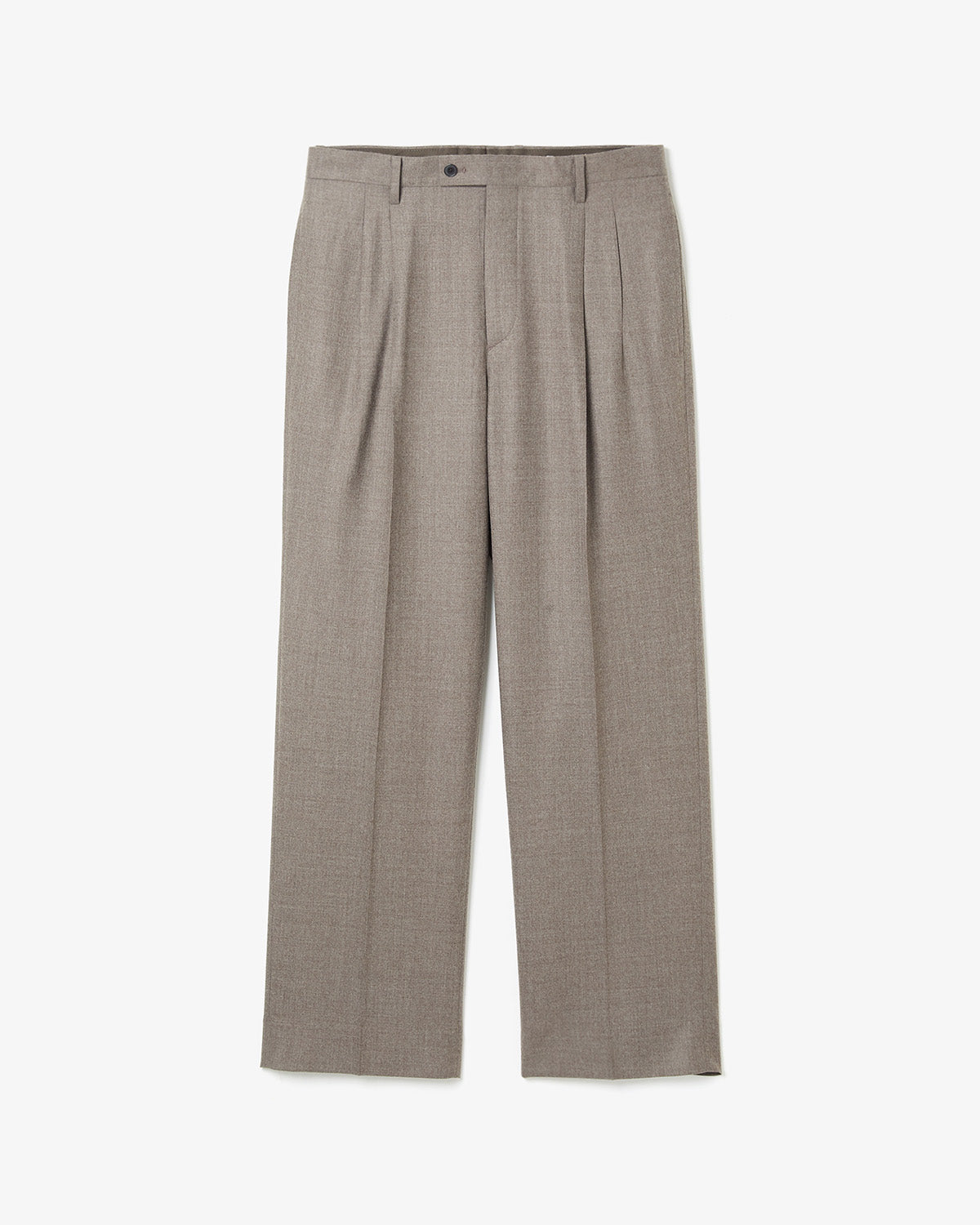 SUPER LIGHT WOOL TWO-TUCK SLACKS – COVERCHORD