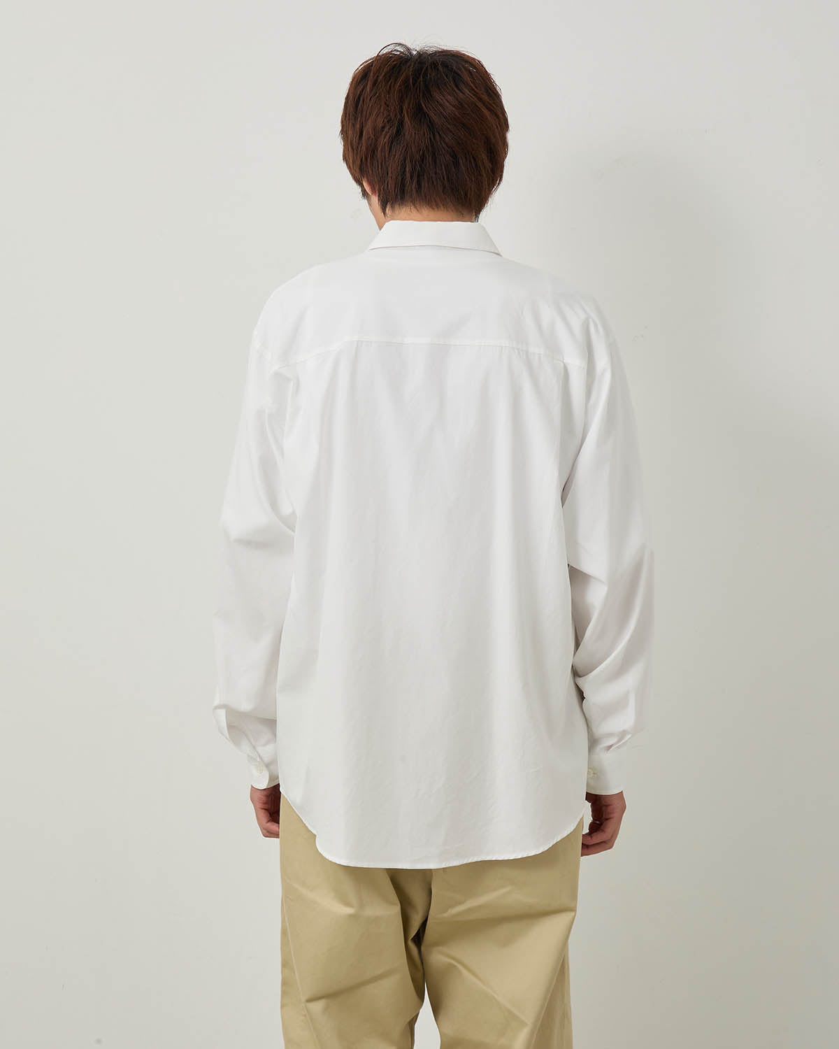 WASHED FINX TWILL BIG SHIRT