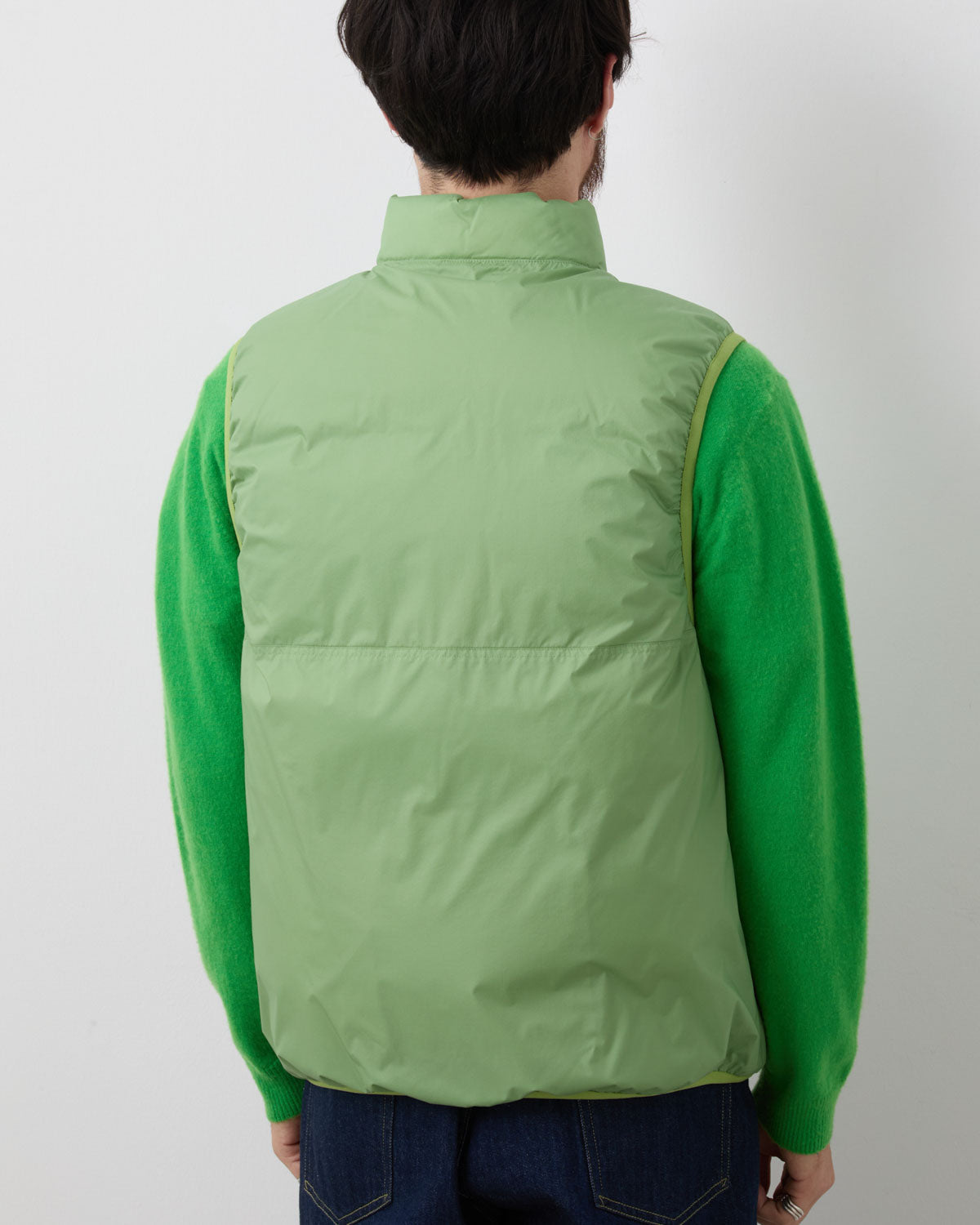 SUPER LIGHT NYLON RIPSTOP DOWN P/O VEST