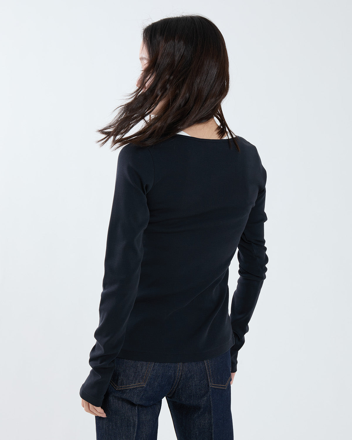 ORGANIC COTTON FINE RIB CARDIGAN