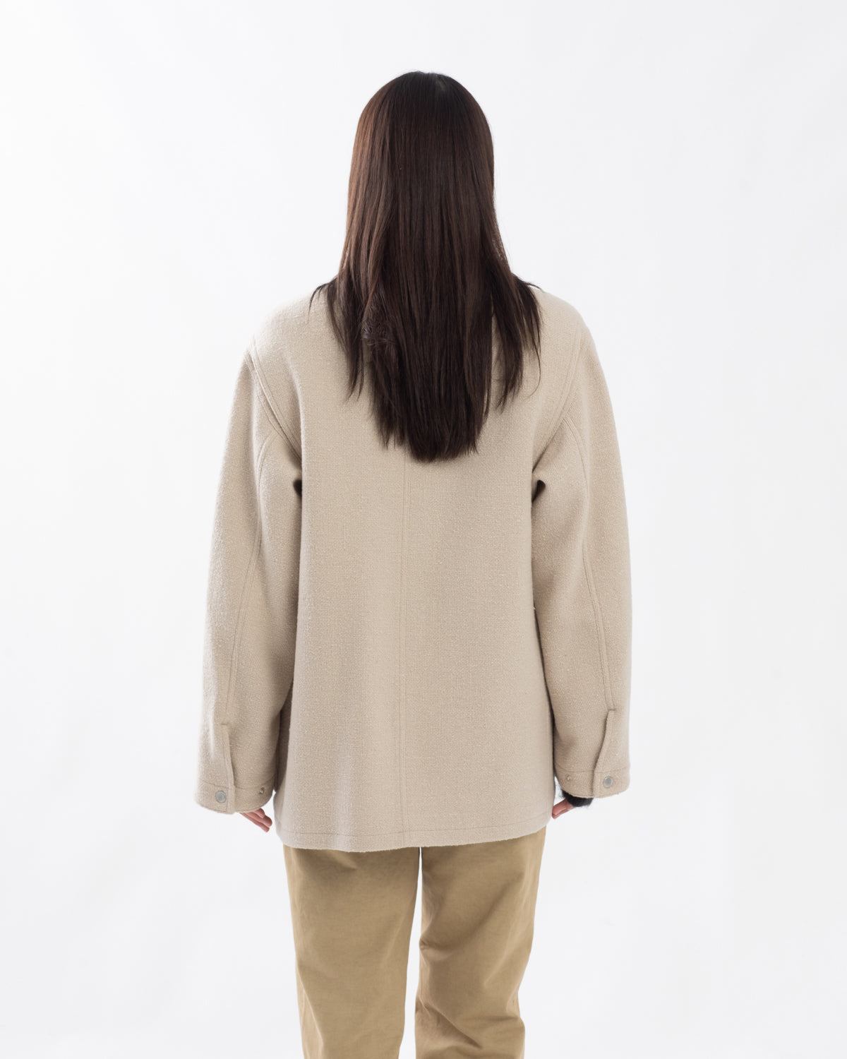 HOMESPUN TWEED ZIP BLOUSON (WOMEN'S)