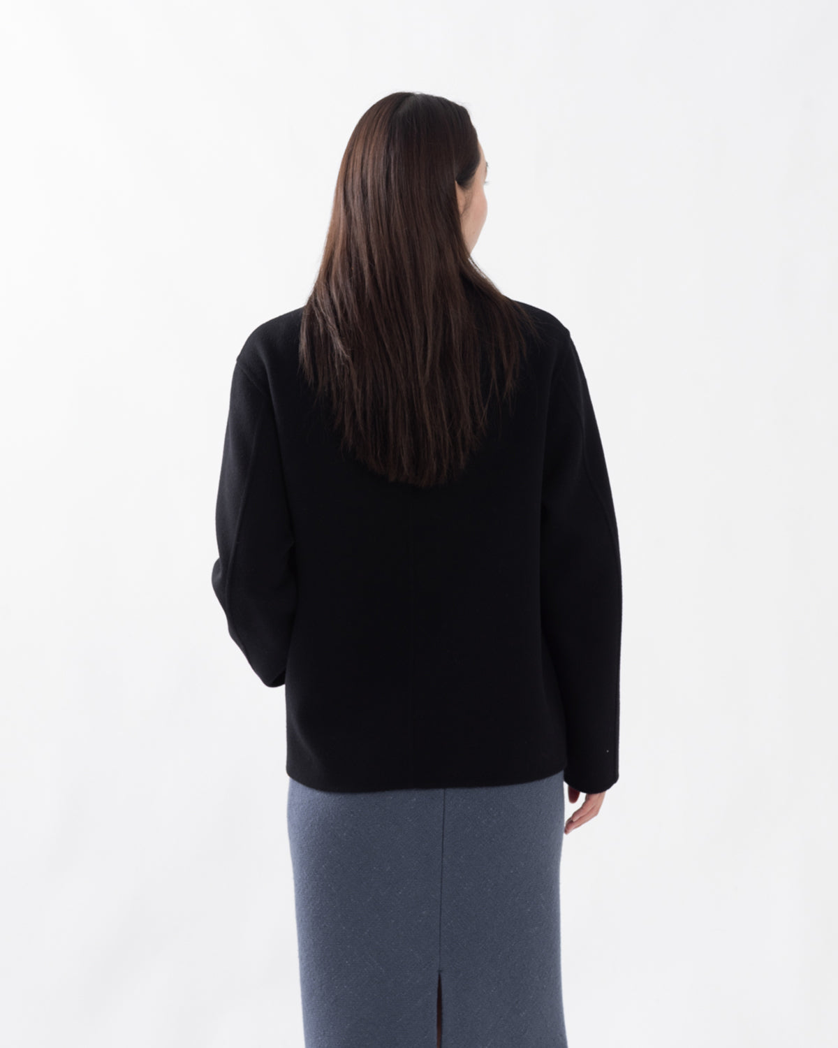 SUPER FINE WOOL MELTON HAND SEWN BLOUSON