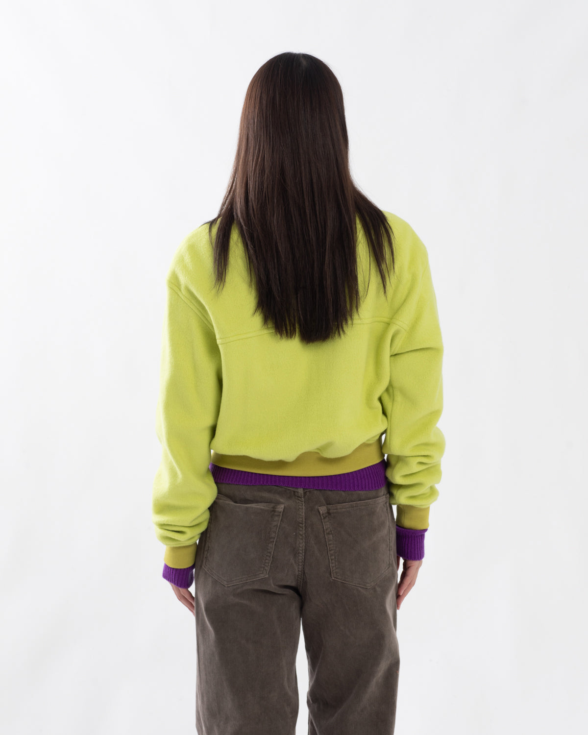 PURE SILK COMFORT FLEECE ZIP BLOUSON (WOMEN'S)