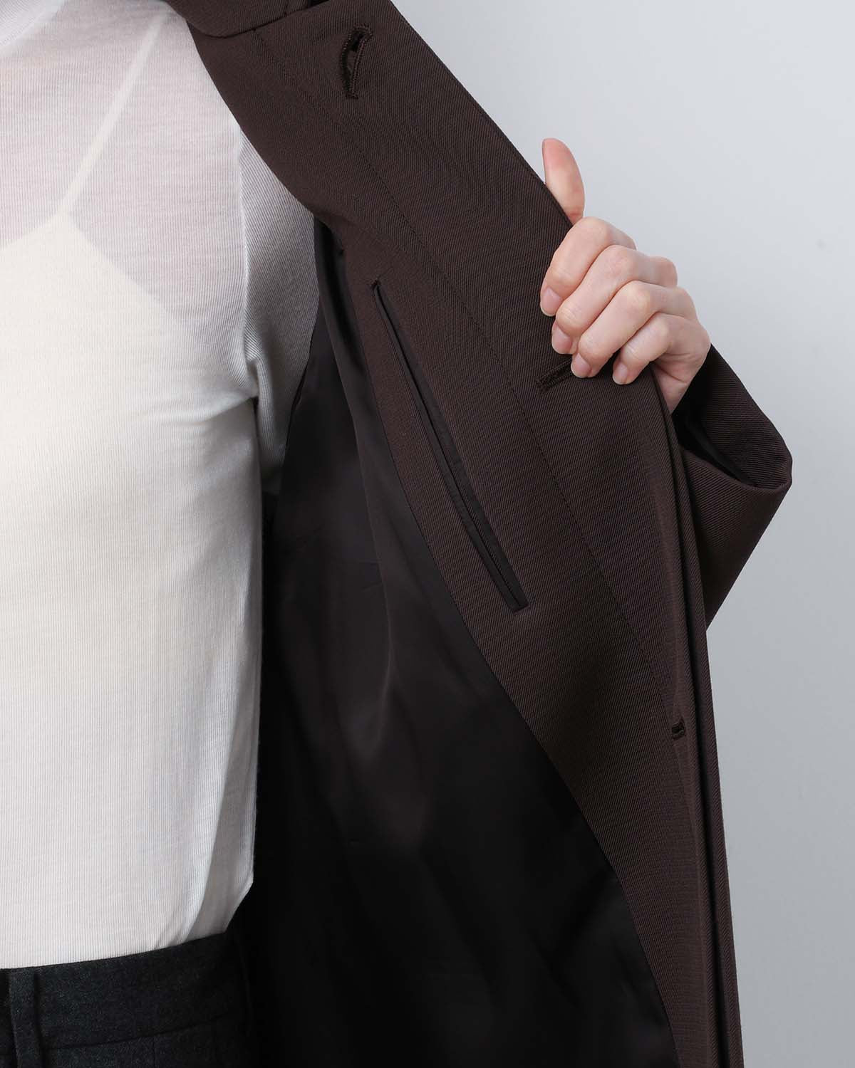 TWISTED DOUBLE CLOTH COAT (WOMEN'S)