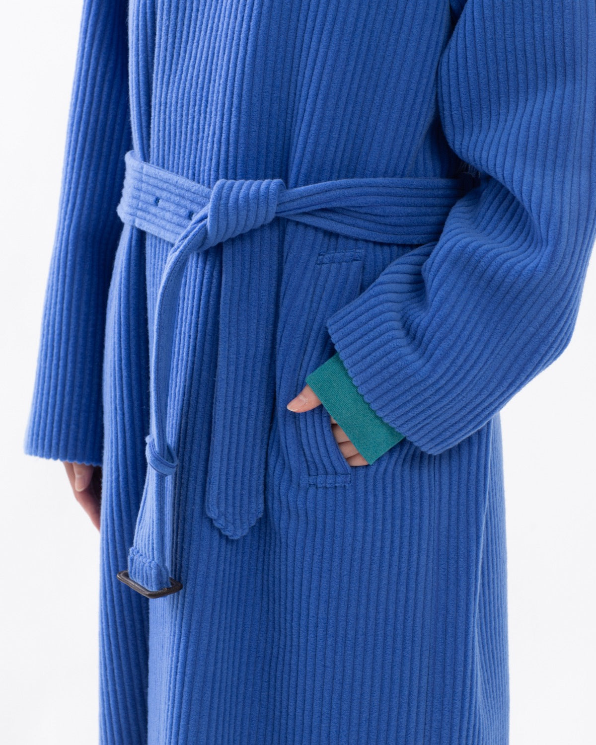 WOOL CASHMERE CORDUROY SOUTIEN COLLAR COAT (WOMEN'S)