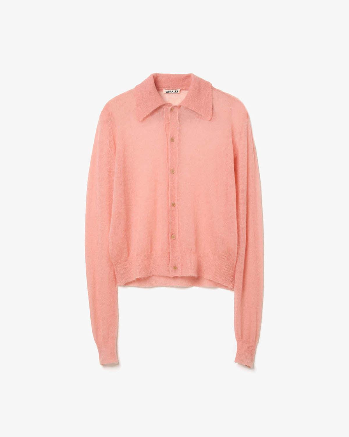 トップス Kid Mohair Sheer Knit Cardigan Auralee - Kid Mohair Sheer Knit Cardigan | Avart | Avart