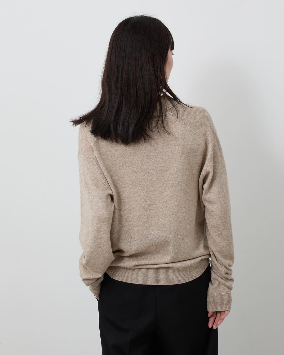 SUPER FINE CASHMERE SILK KNIT SKIPPER POLO