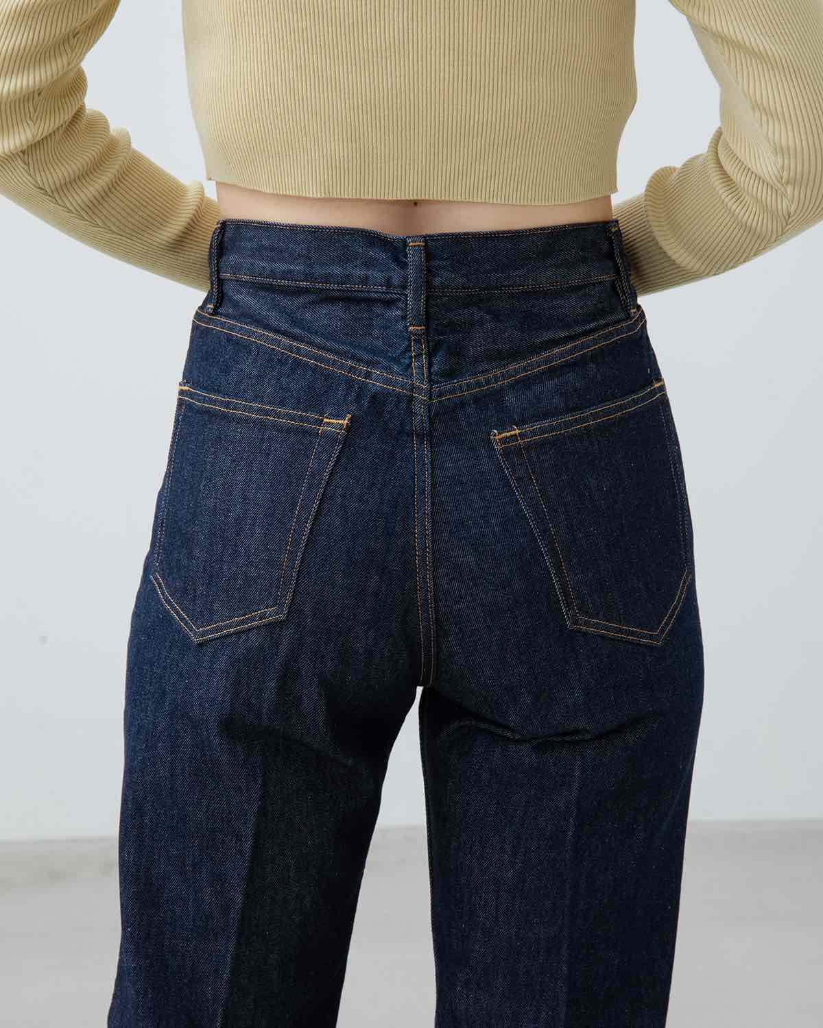 HARD TWIST DENIM 5P PANTS (WOMEN'S)