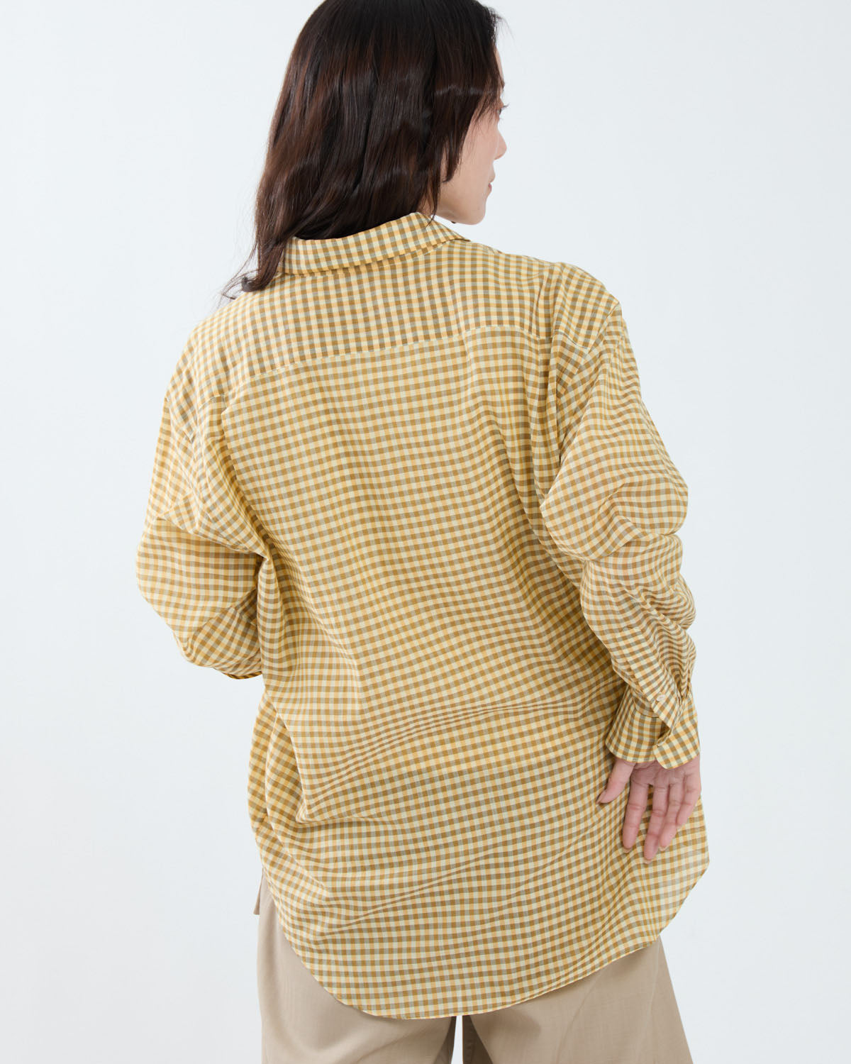 AIRY LIGHT COTTON CHECK SHIRT (WOMEN'S)