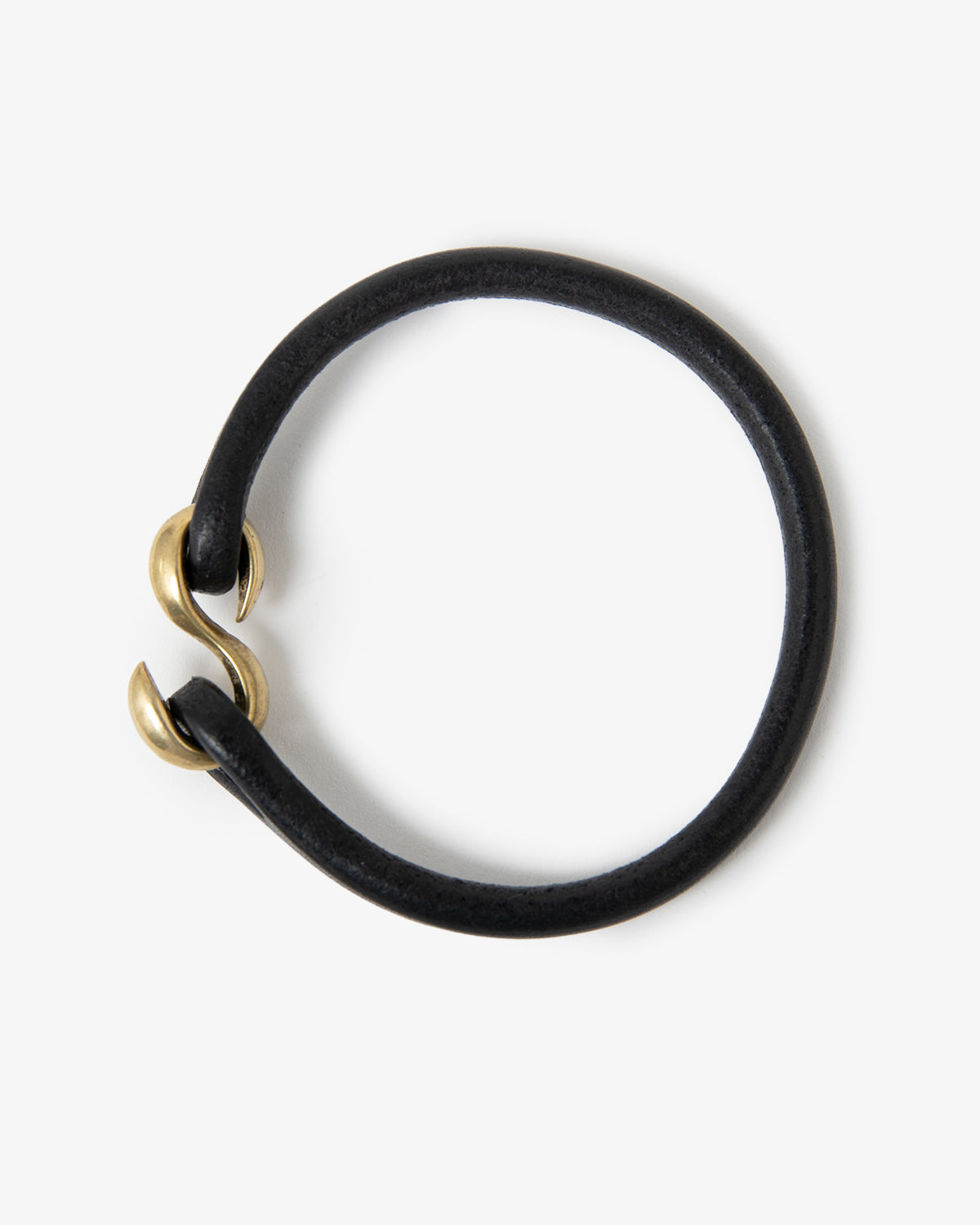 S HOOK LEATHER BRACELET