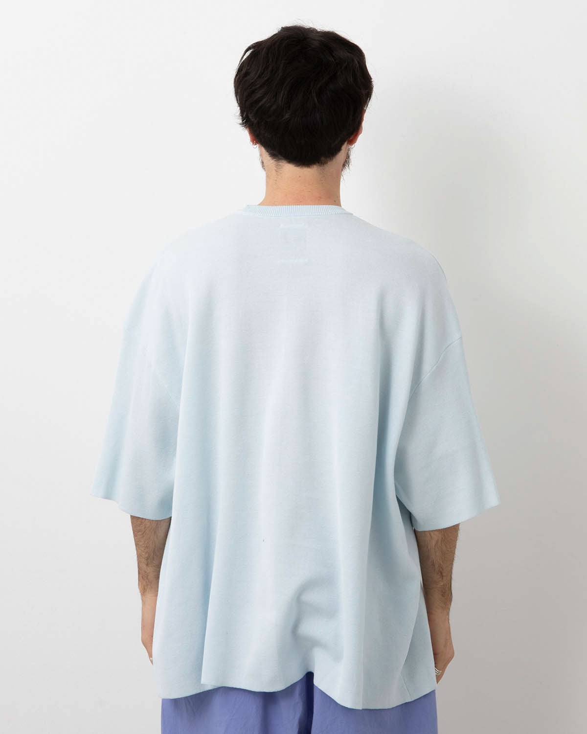 SUPER BIG SS COTTON KNIT TEE